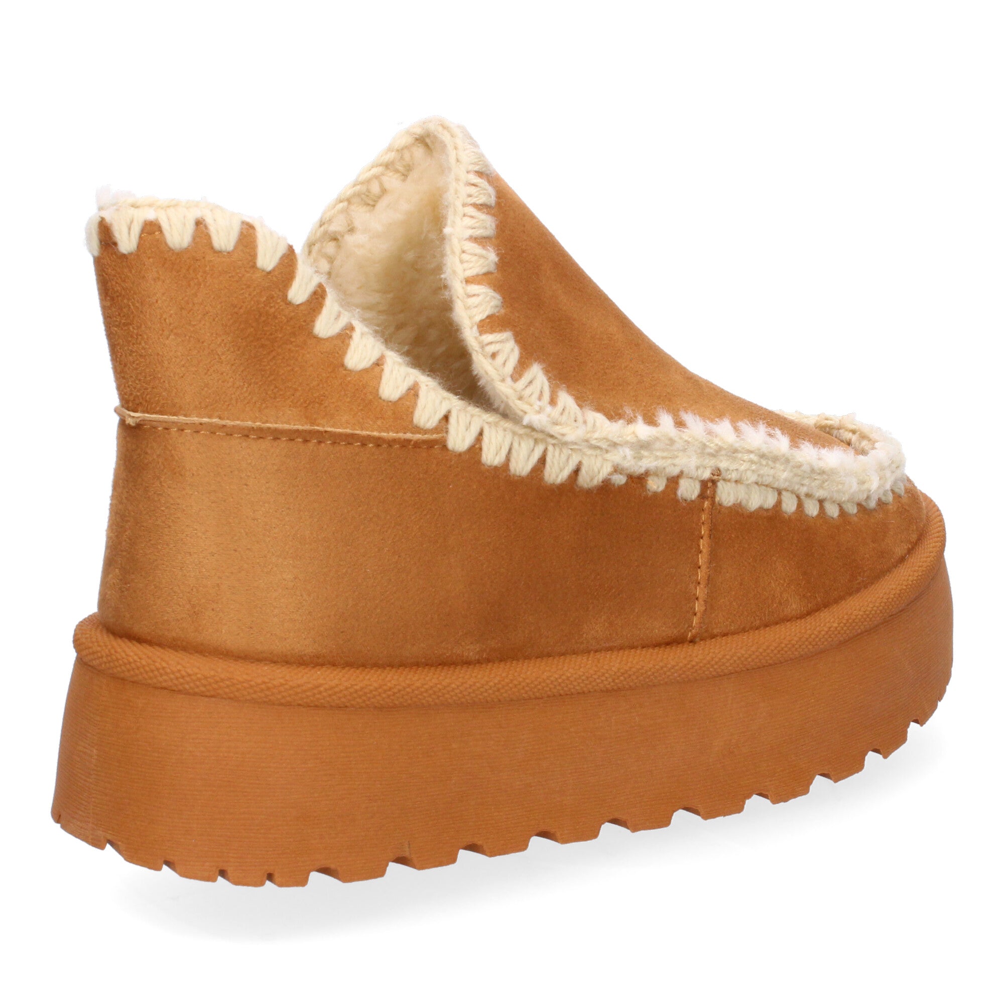 Botin con borreguillo interior cuero