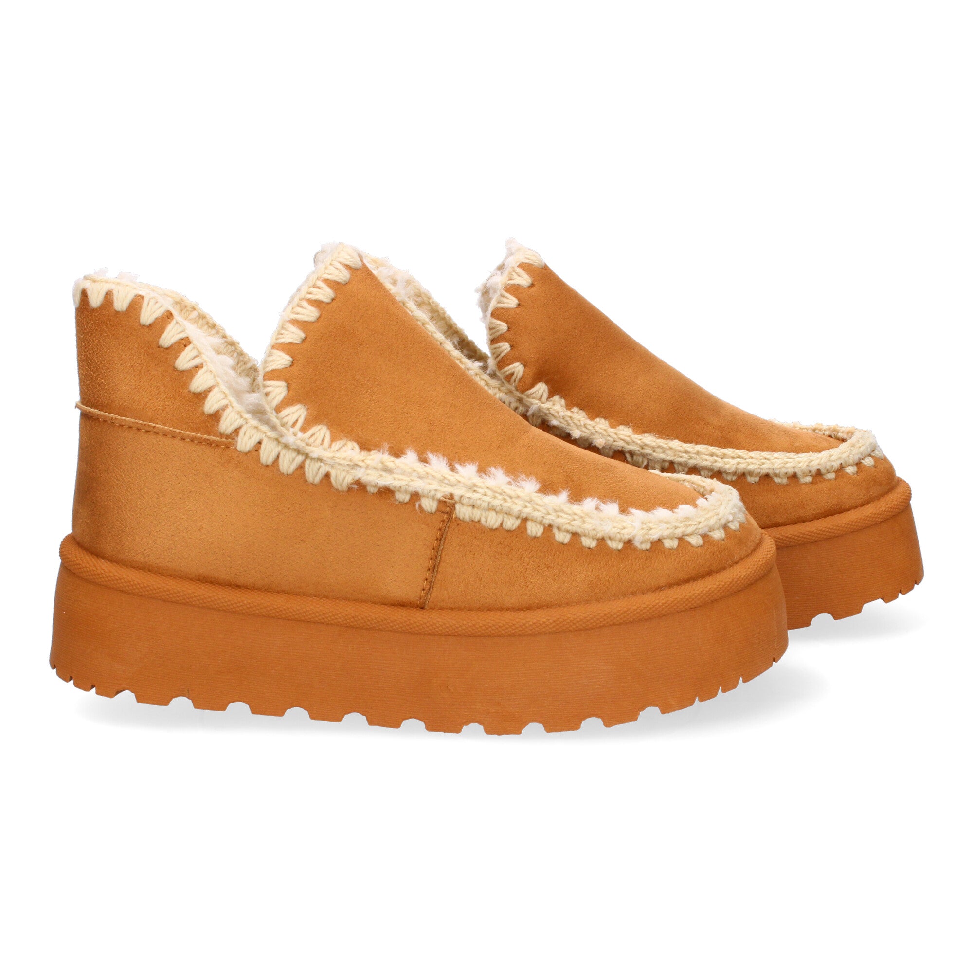 Botin con borreguillo interior cuero