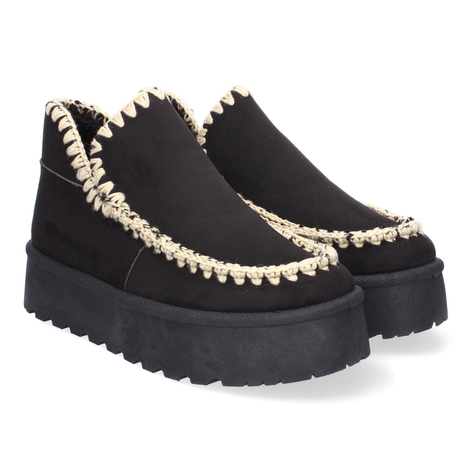 Botin con borreguillo interior negro