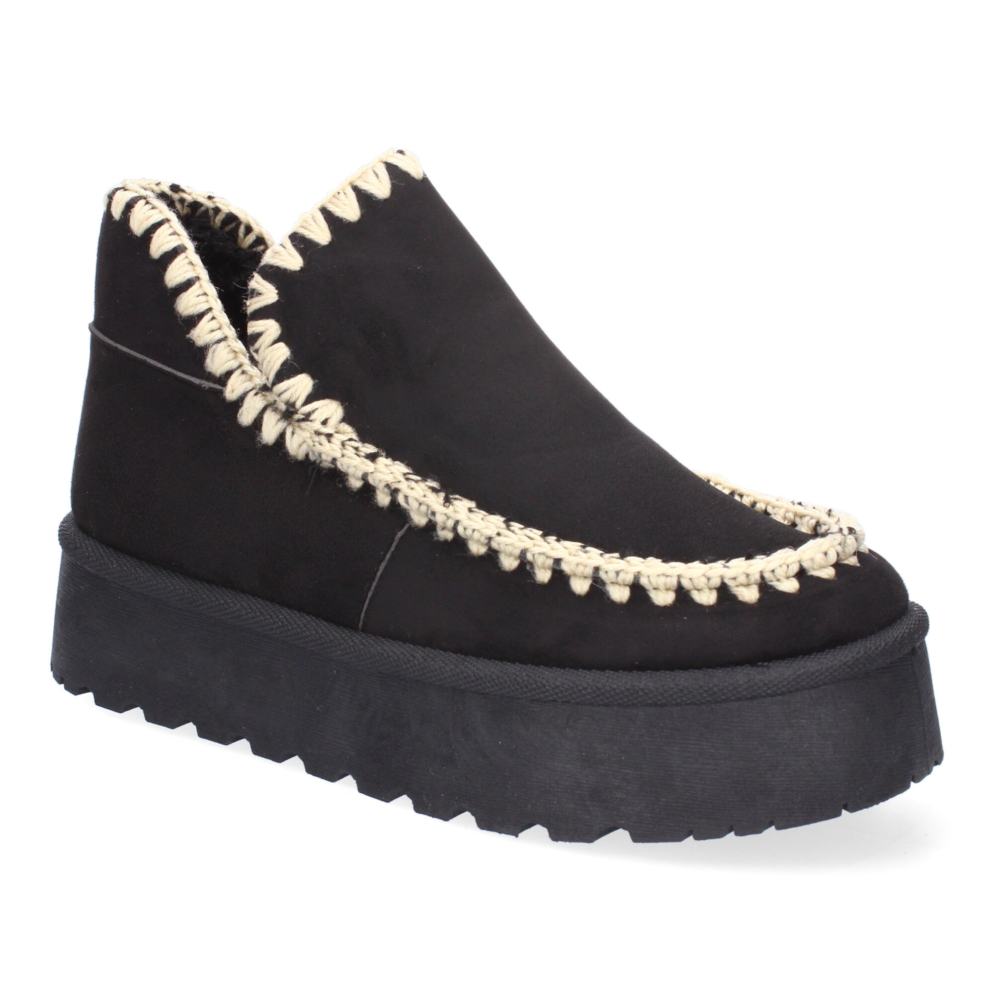 Botin con borreguillo interior negro