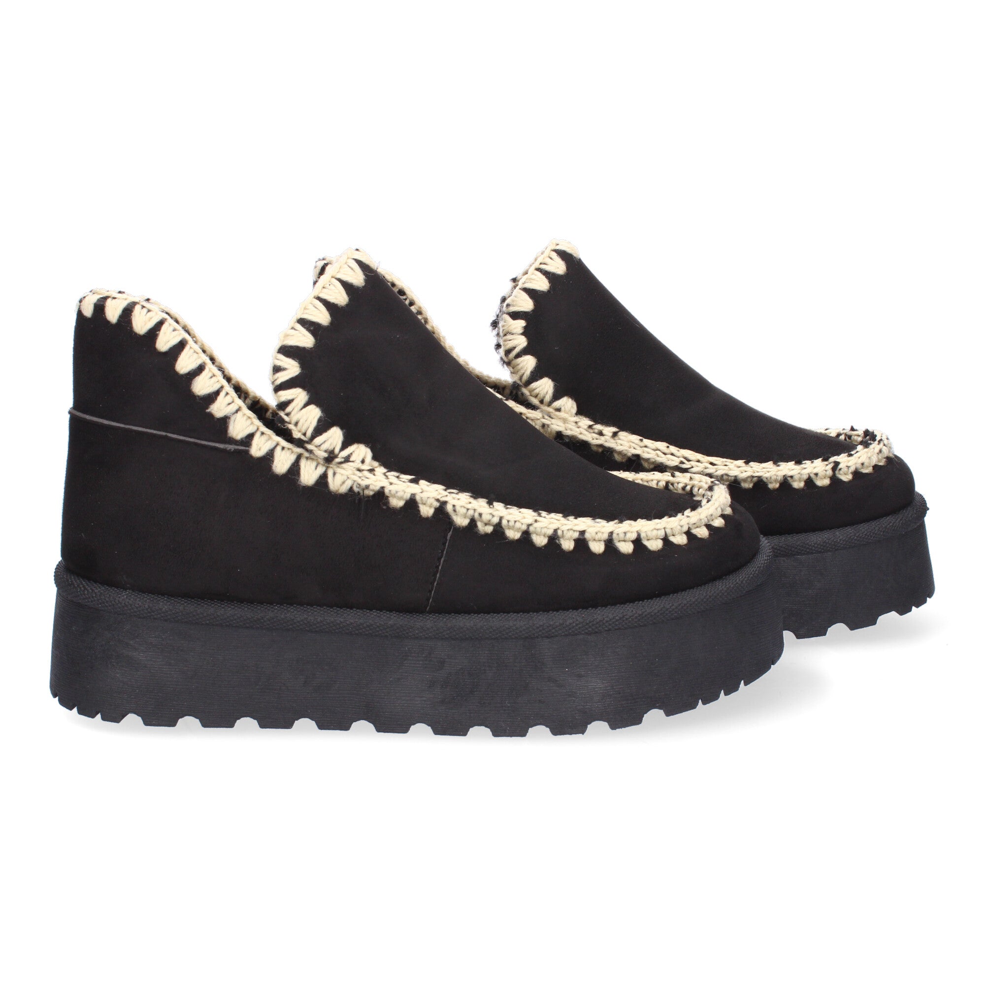 Botin con borreguillo interior negro