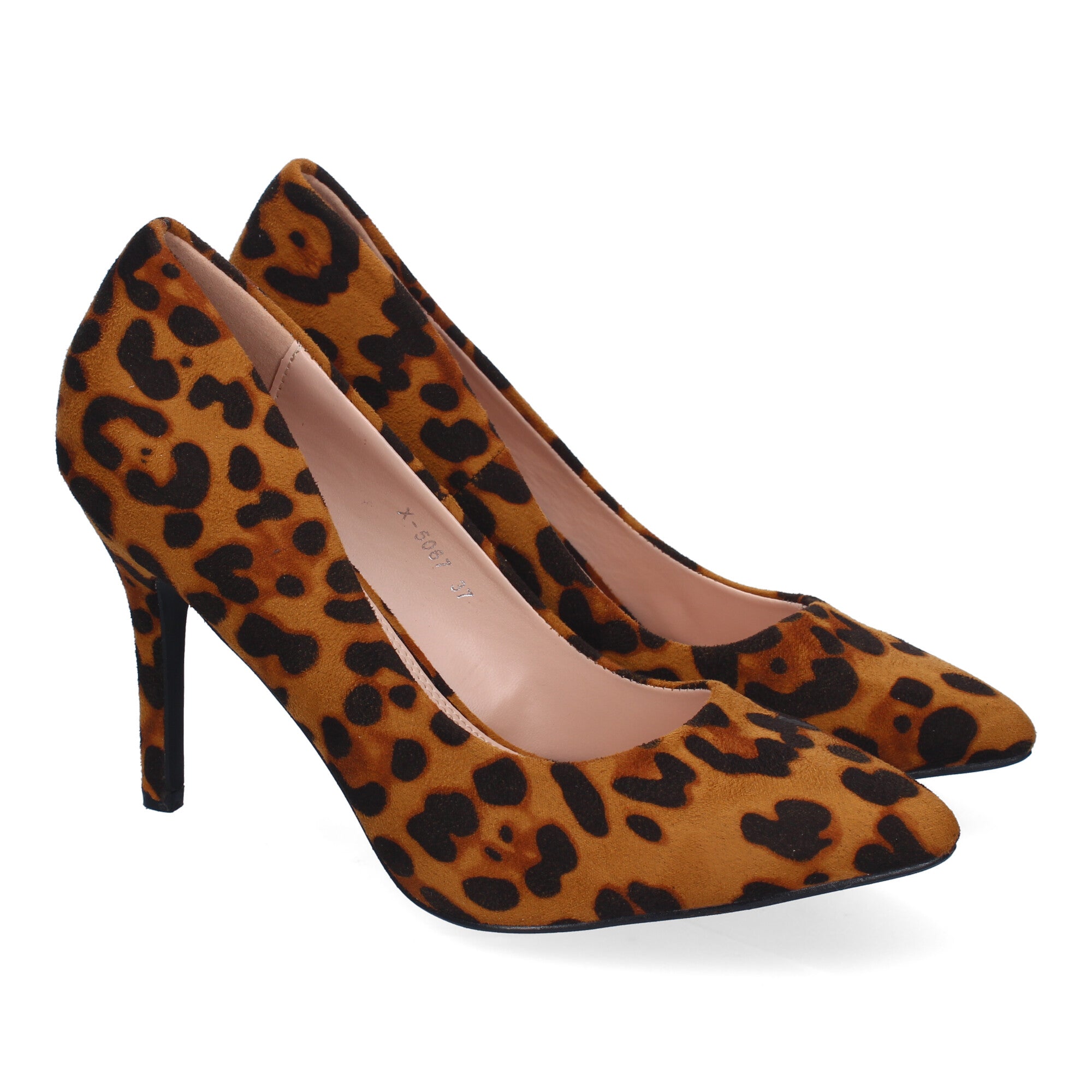Zapato Leopardo Animal Print De Salón con Tacon Fino