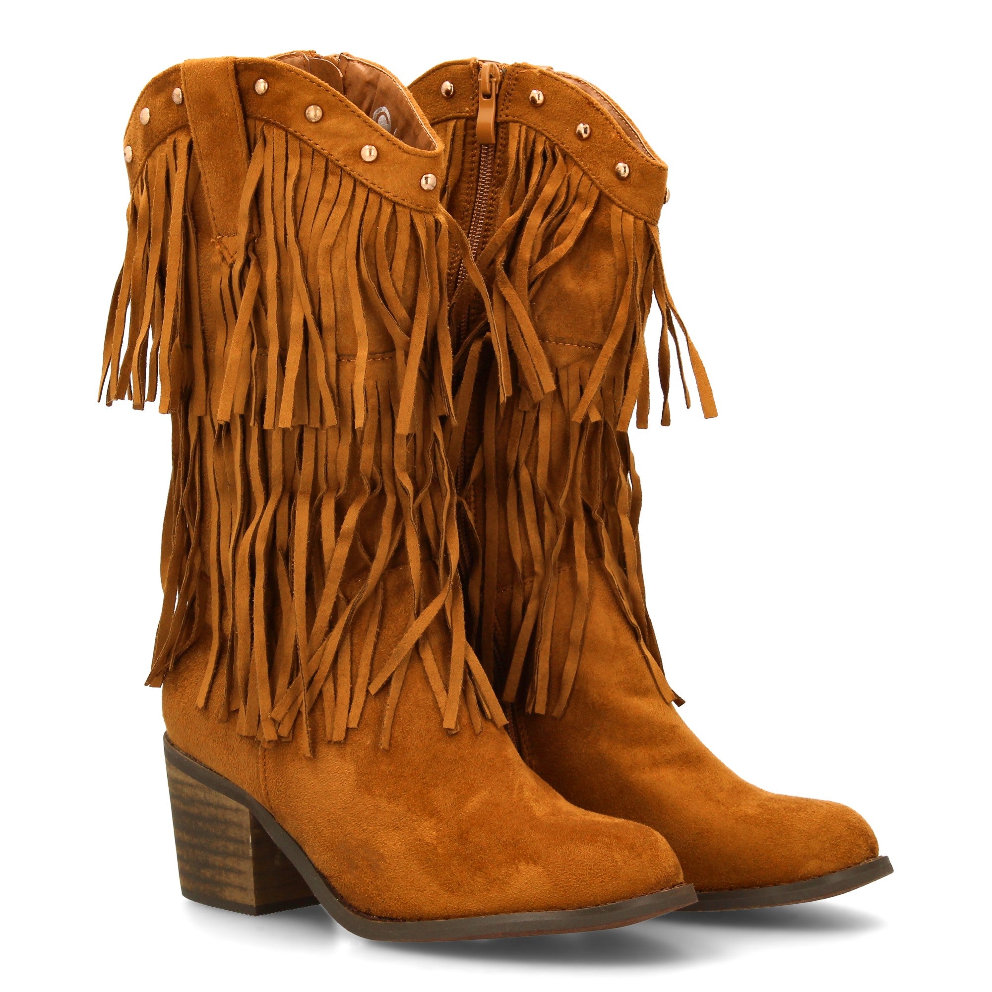 Bota cowboy flecos