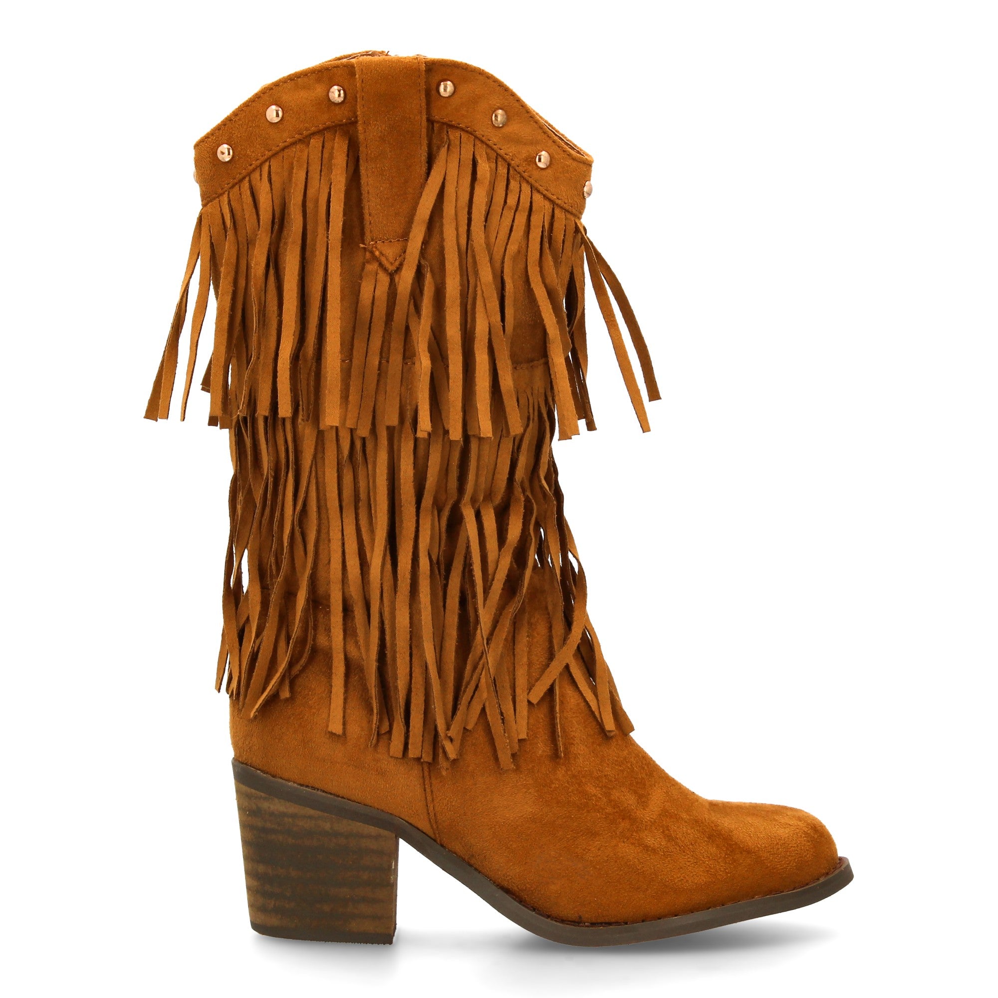 Bota cowboy flecos