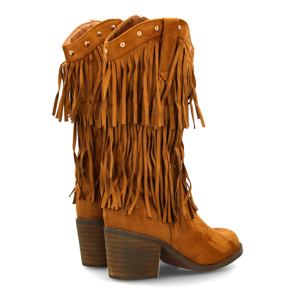 Bota cowboy flecos