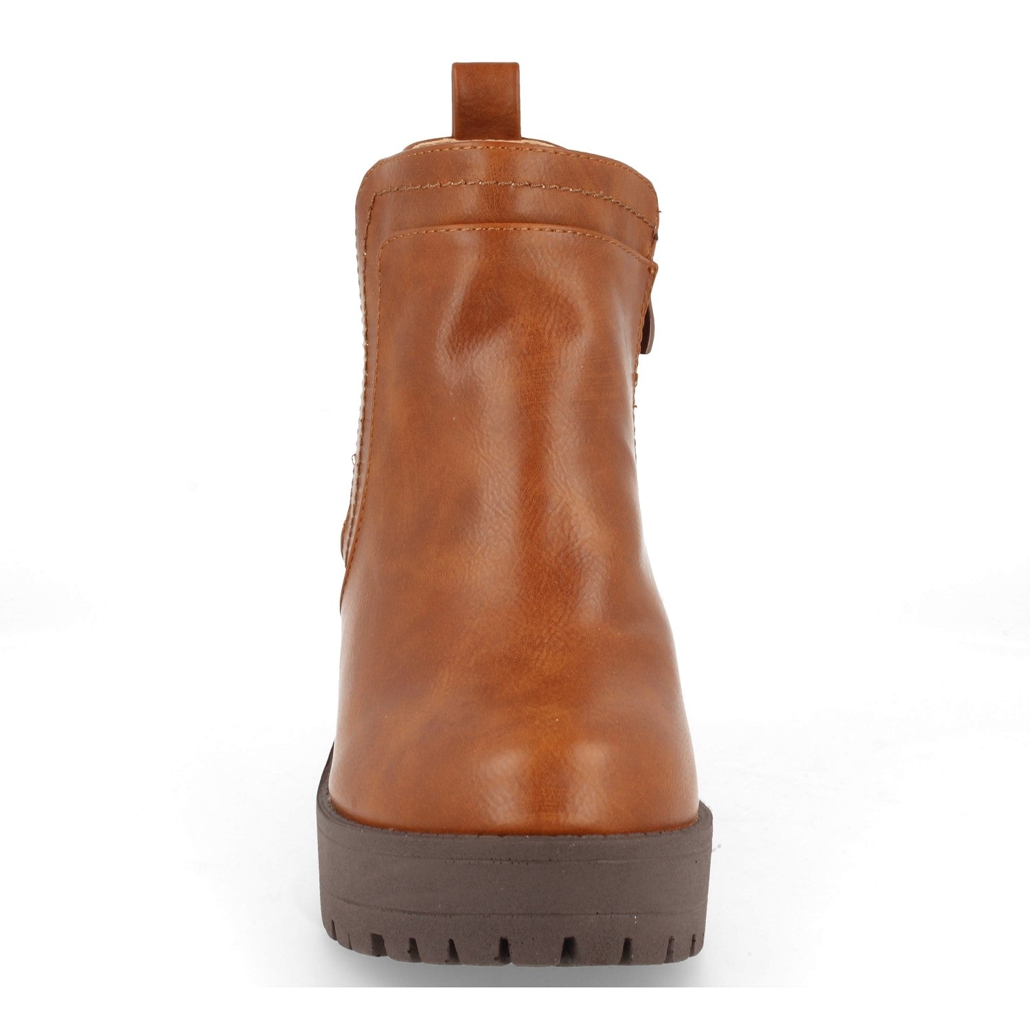 Botin camel con plataforma