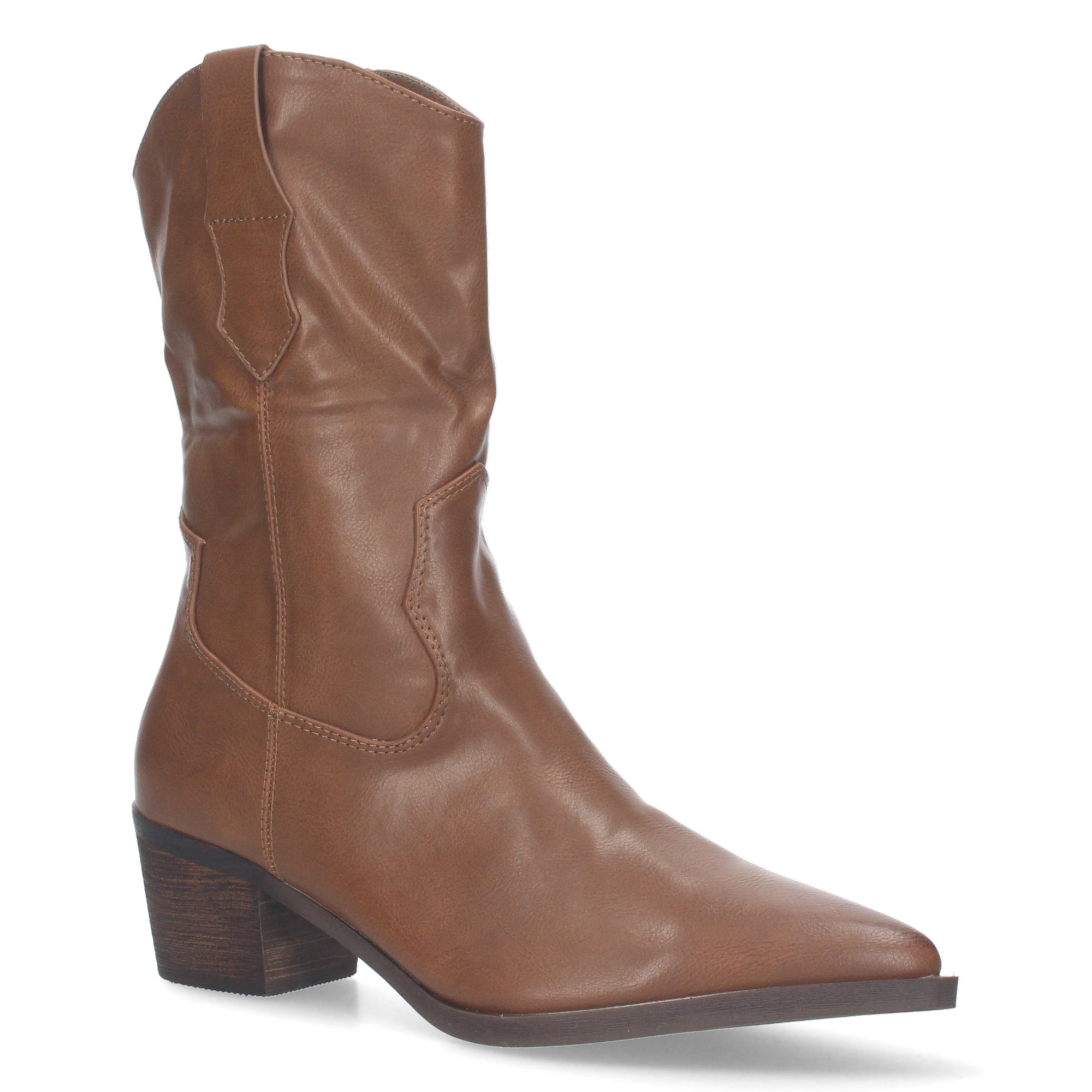 Botin campero kaki con cremallera