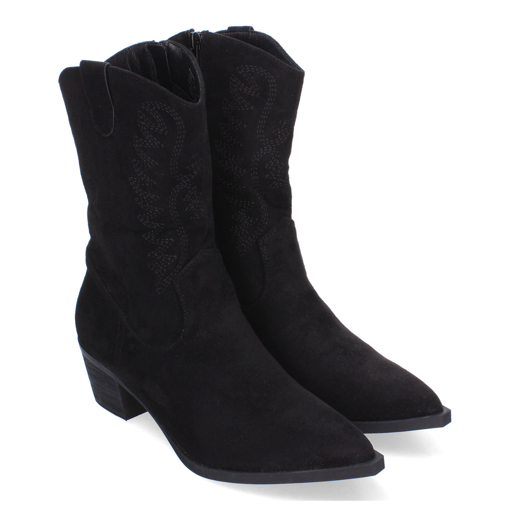 Bota Campera para Mujer con Bordados y Punta Fina