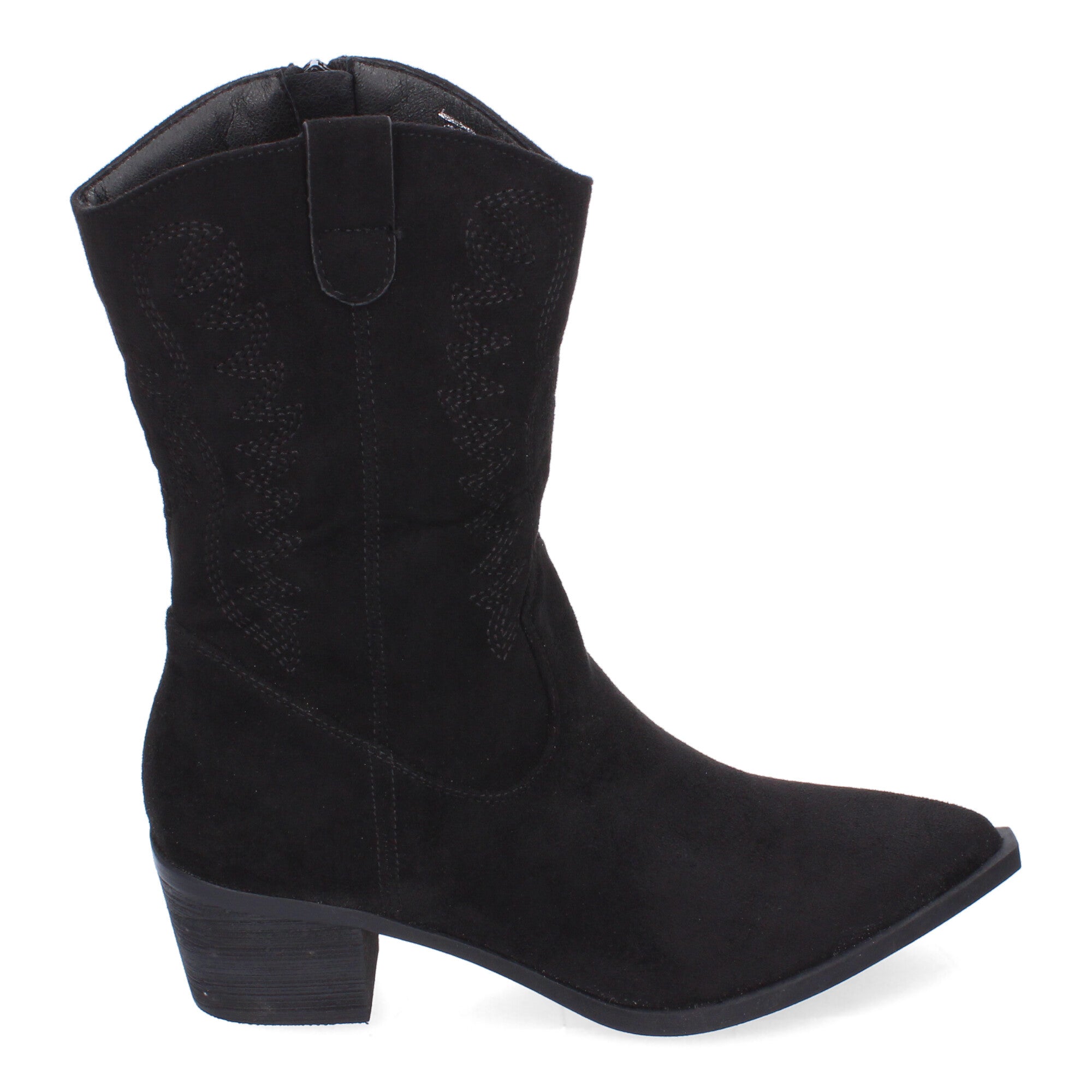 Bota Campera para Mujer con Bordados y Punta Fina