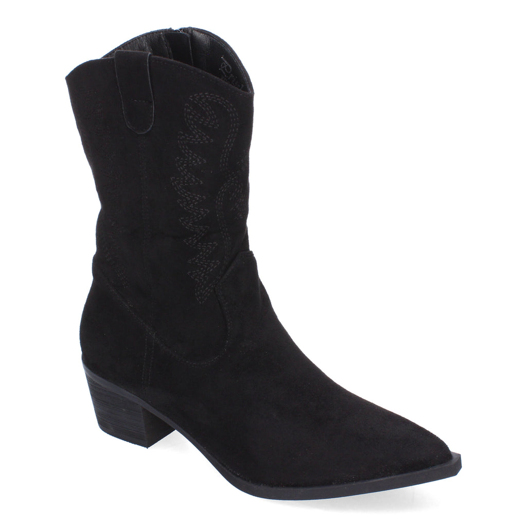 Bota Campera para Mujer con Bordados y Punta Fina