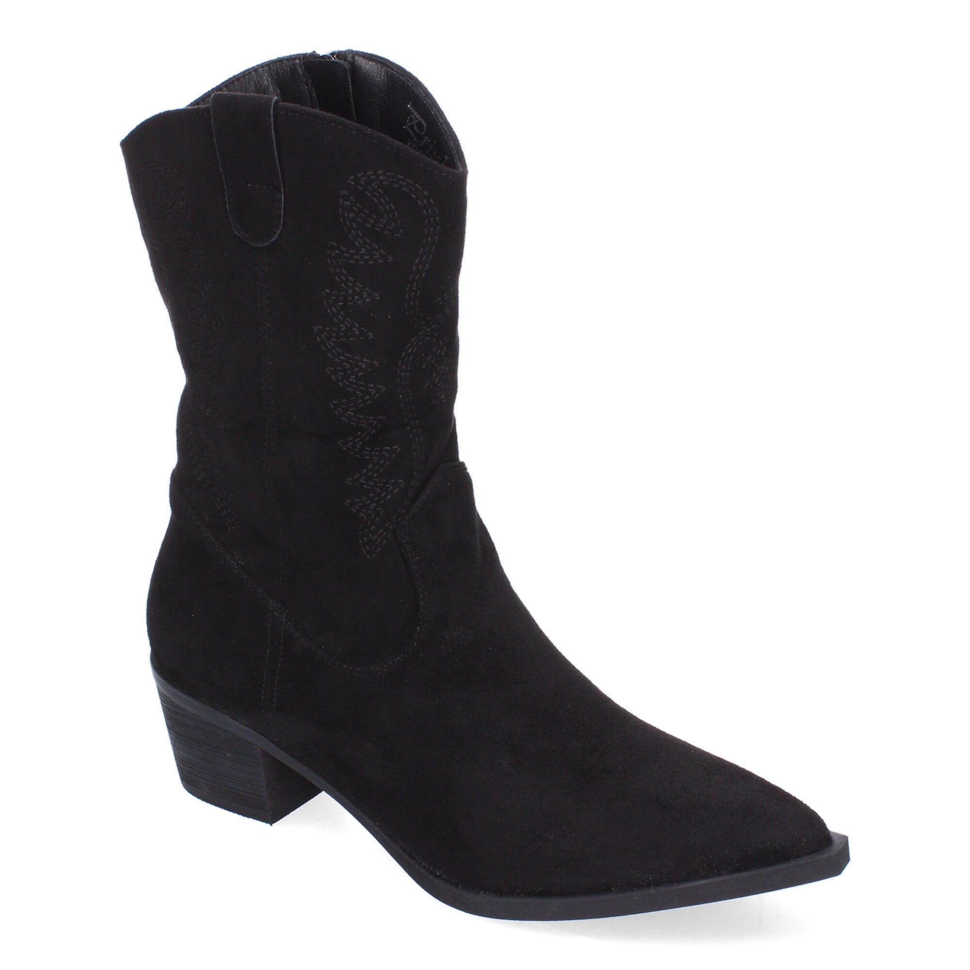 Bota Campera para Mujer con Bordados y Punta Fina