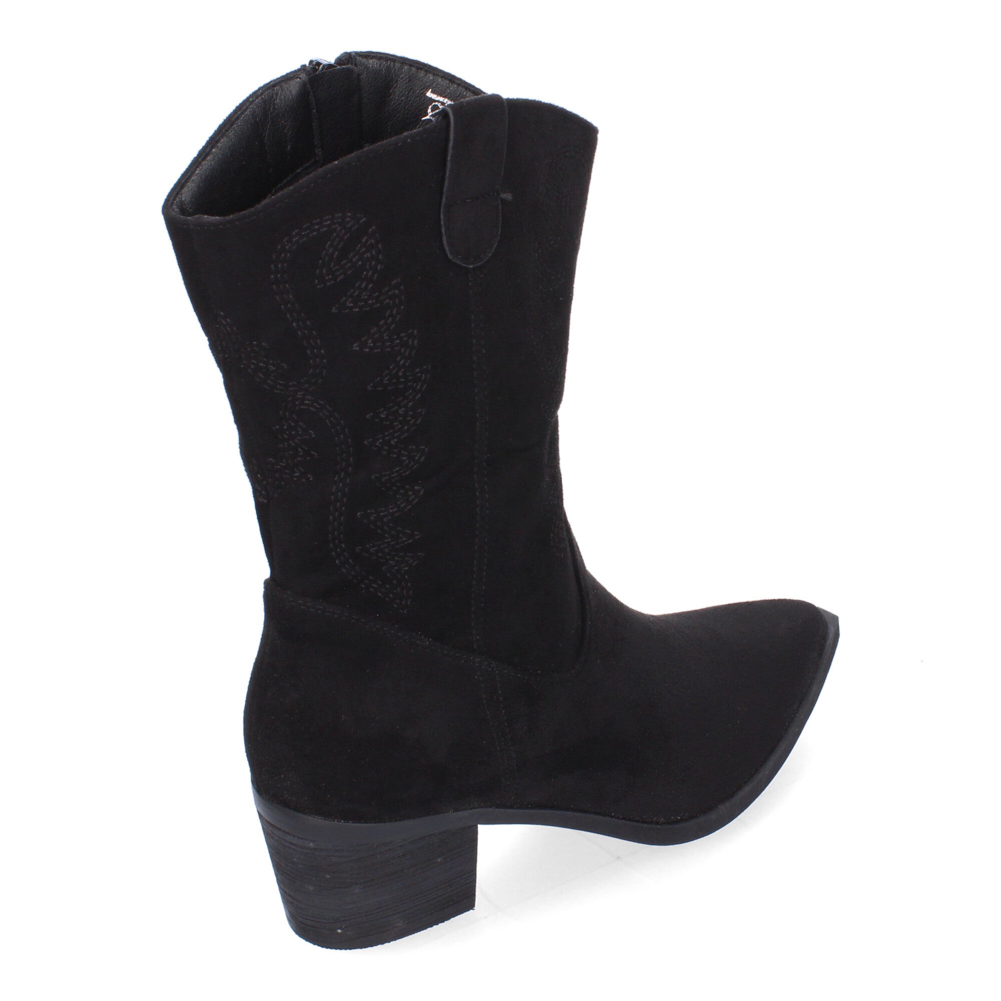 Bota Campera para Mujer con Bordados y Punta Fina