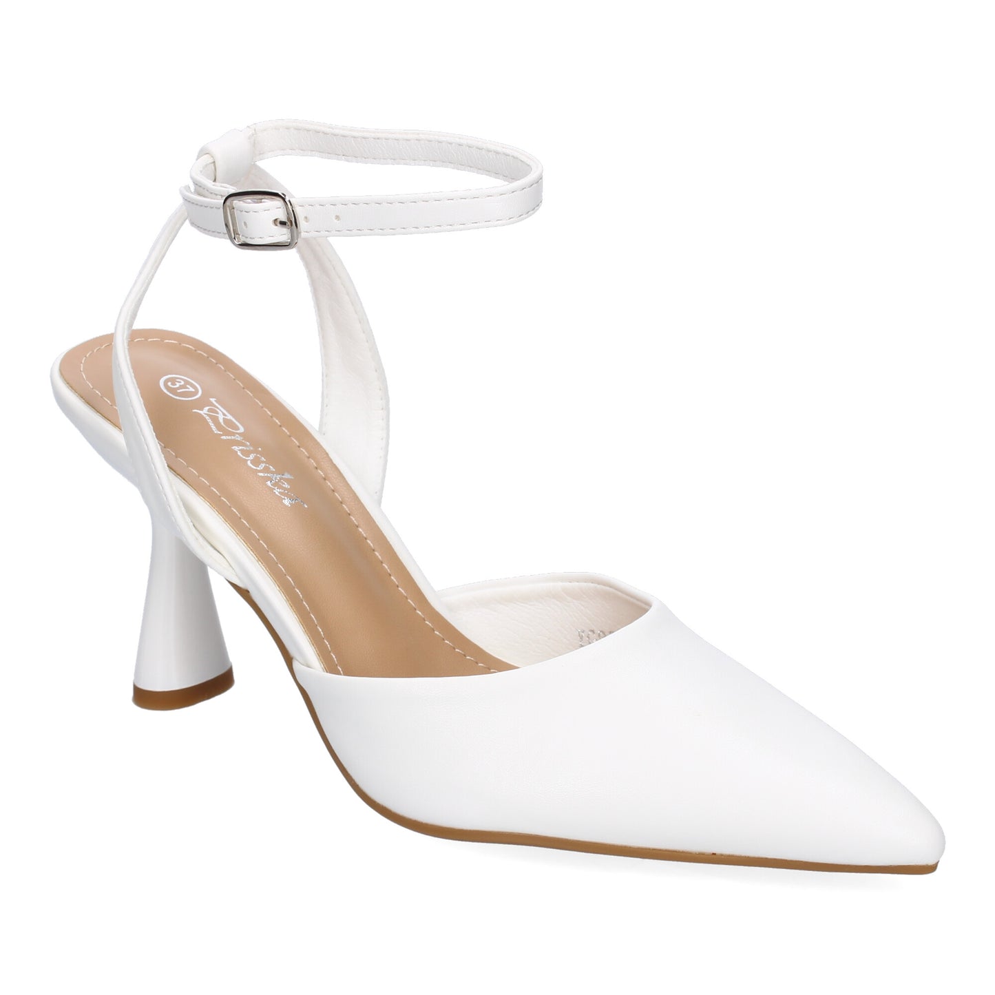 Cyrena White Elegance – Zapato de Salón Blanco con Tacón para Mujer | Elegante y Sofisticado