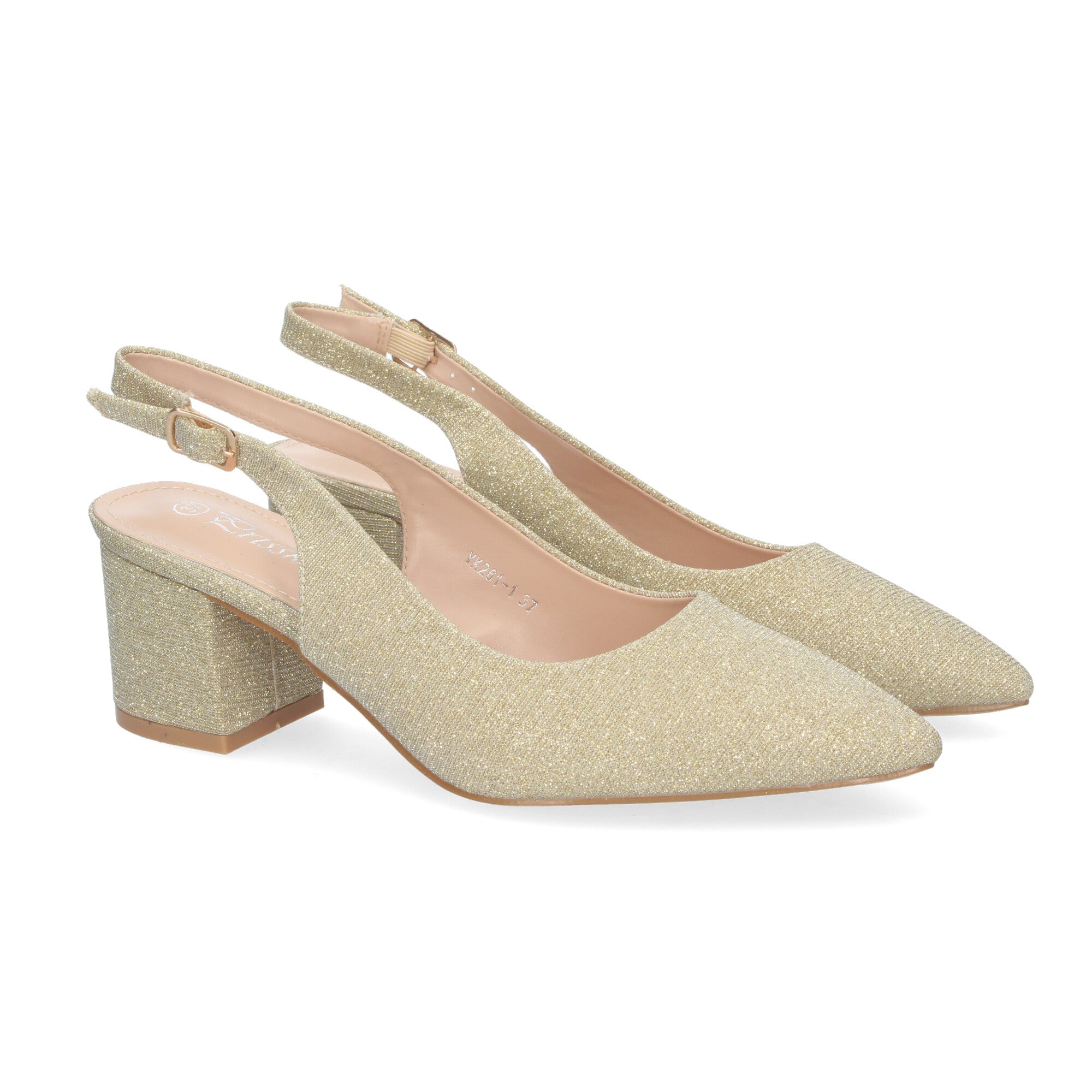 Zapato Dorado de Salón para Mujer