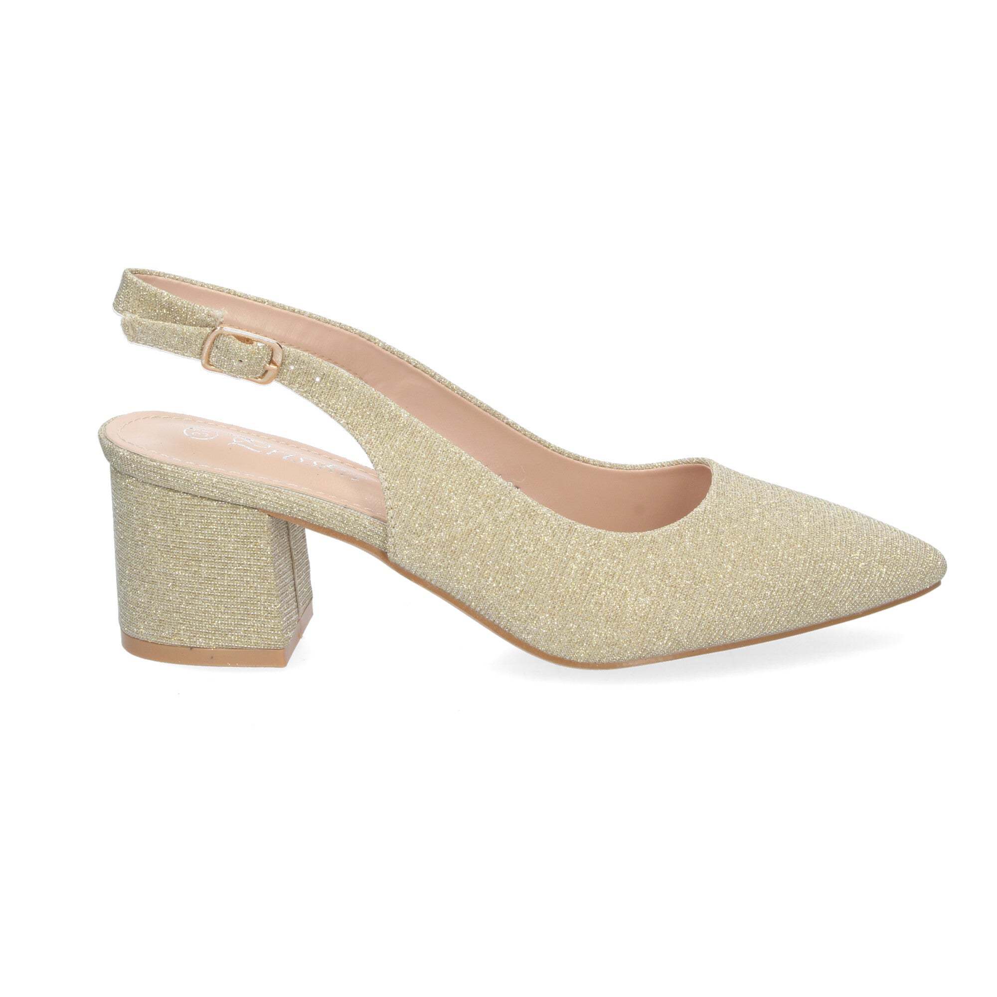 Zapato Dorado de Salón para Mujer