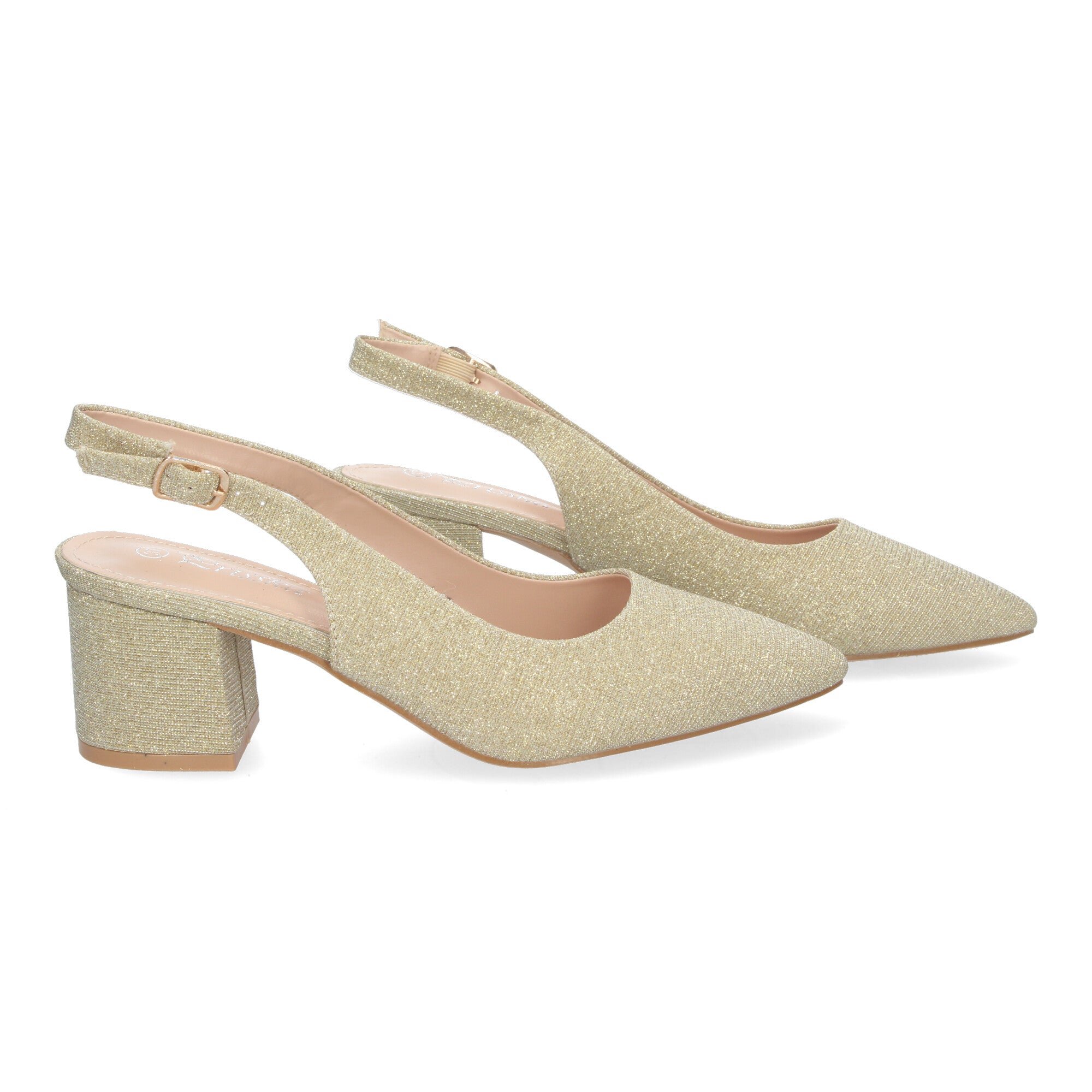 Zapato Dorado de Salón para Mujer