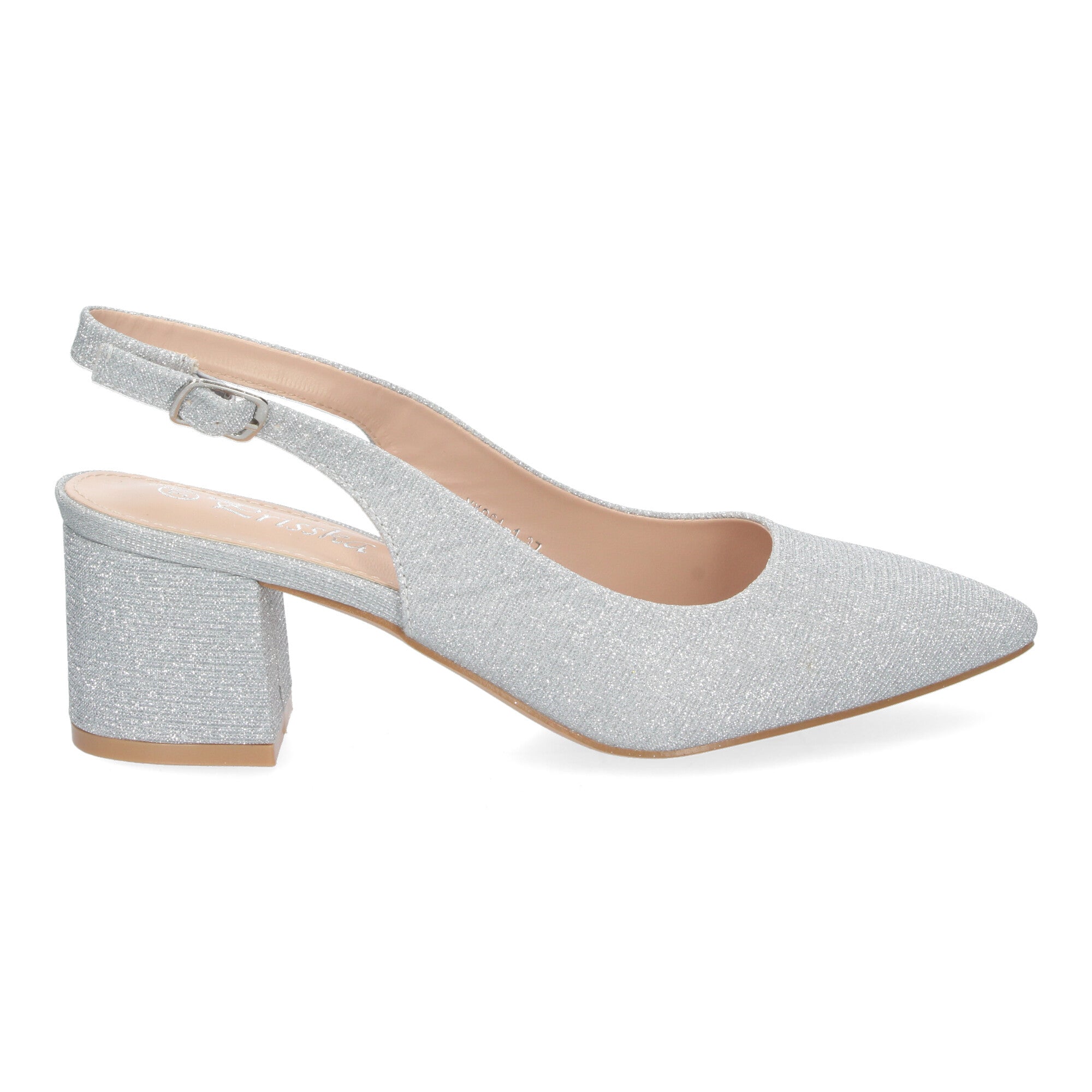 Zapato Plateado de Salón para Mujer