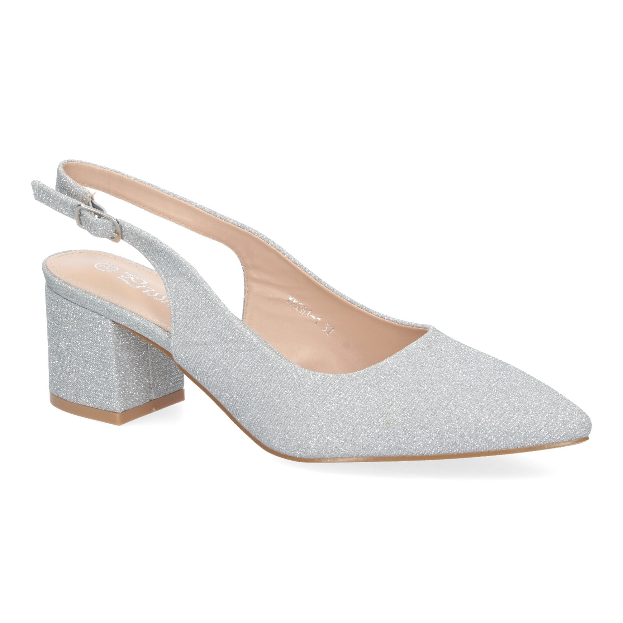 Zapato Plateado de Salón para Mujer