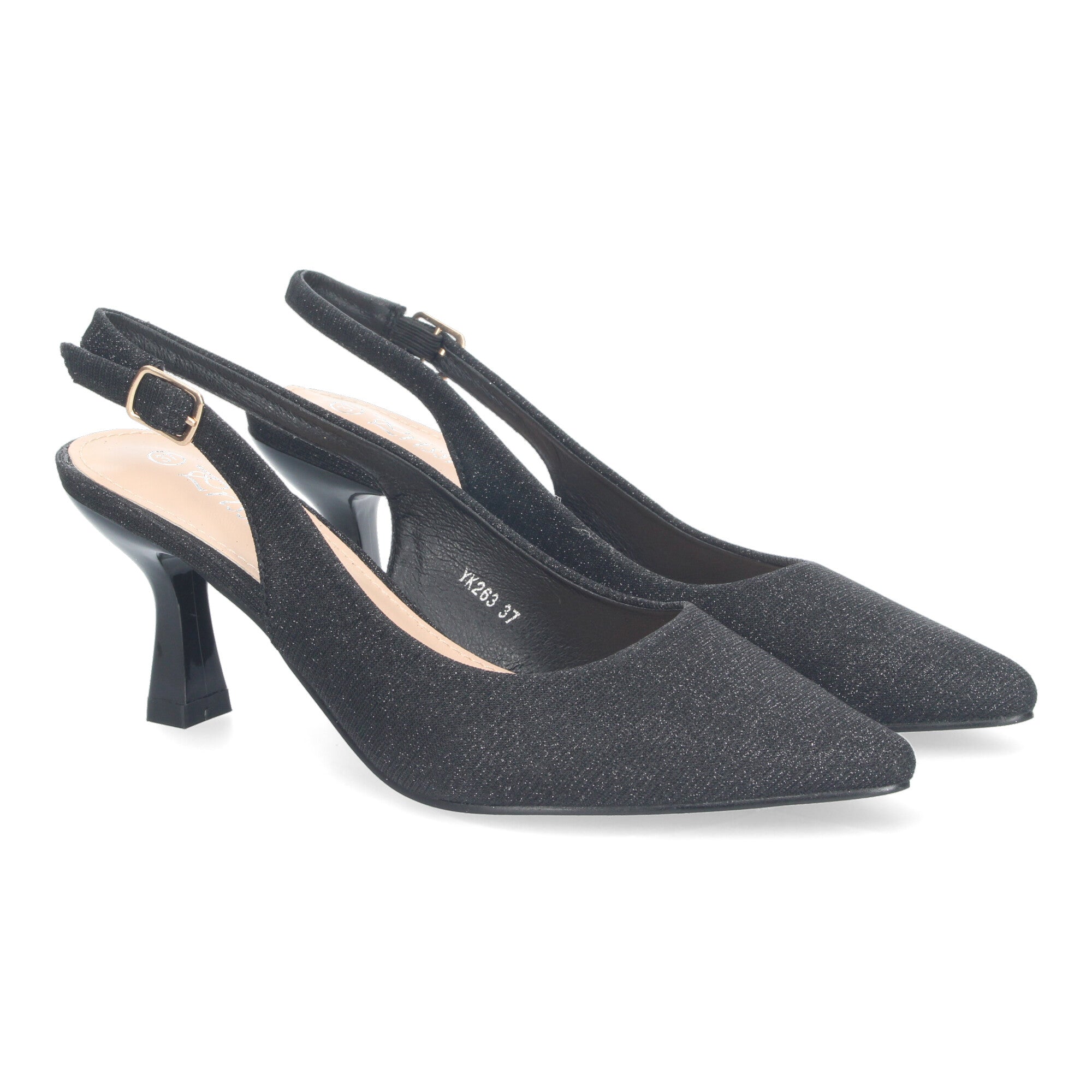 Zapato Negro de Salón para Mujer Diseño Elegante