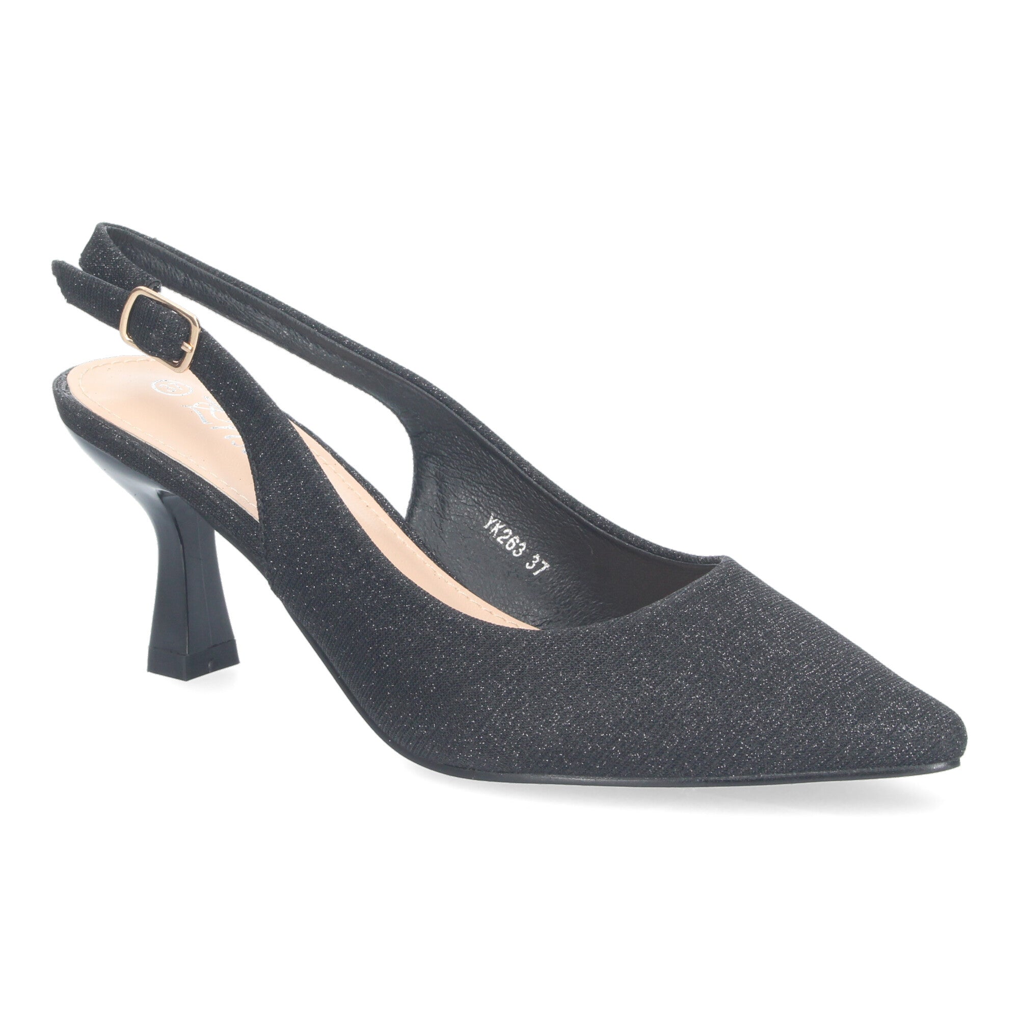 Zapato Negro de Salón para Mujer Diseño Elegante