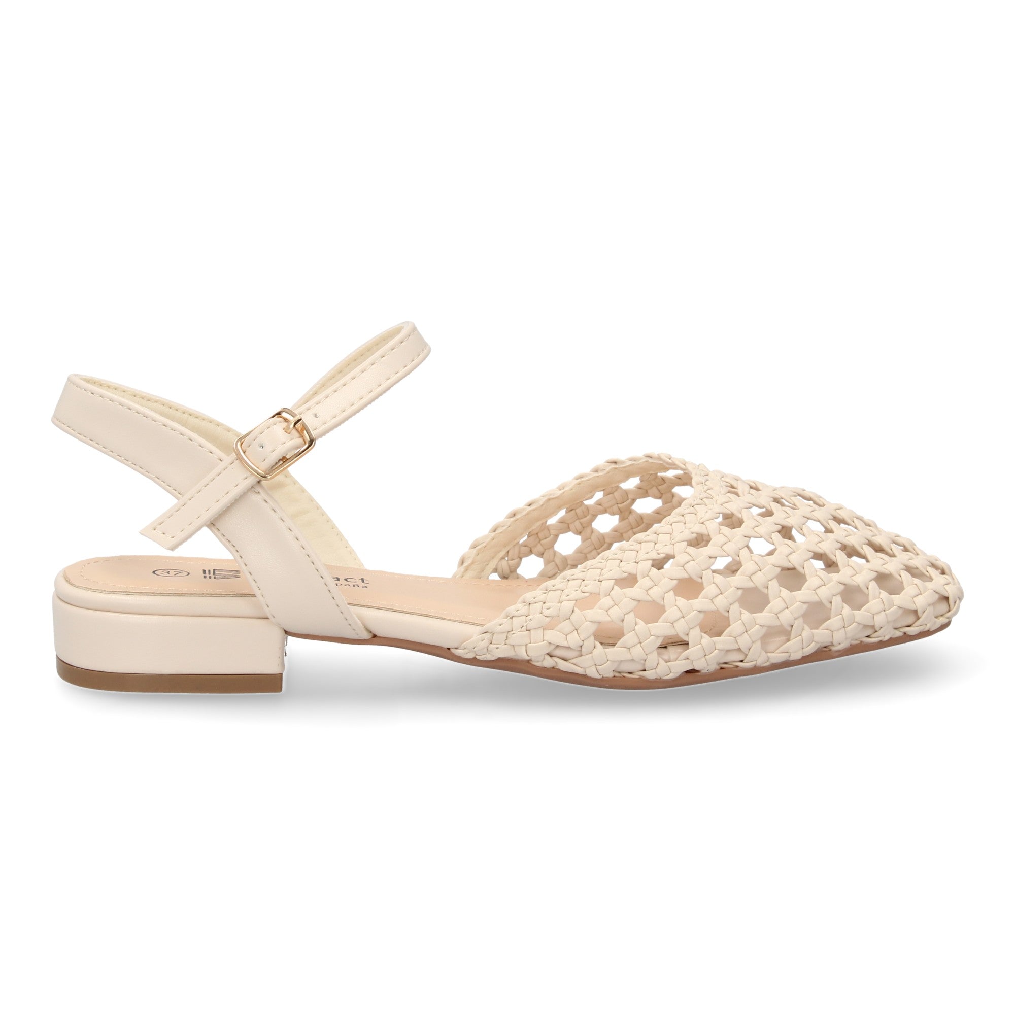 Sandalias Planas de Mujer Cómodas y Elegantes con Diseño Trenzado y Hebilla