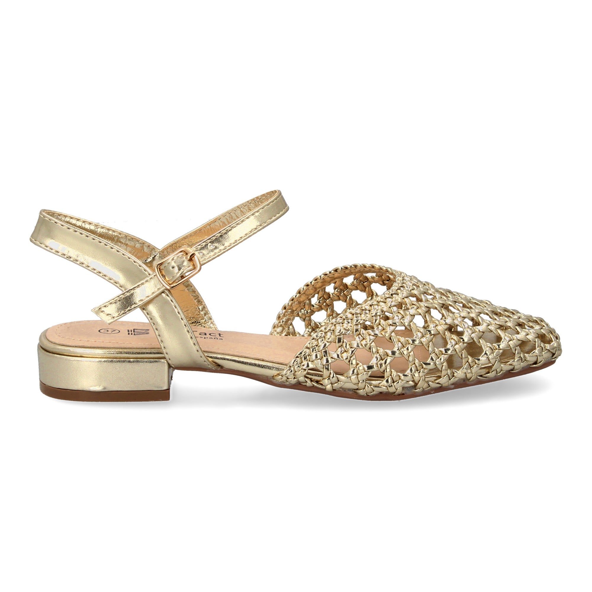 Sandalias Planas de Mujer Cómodas y Elegantes con Diseño Trenzado y Hebilla