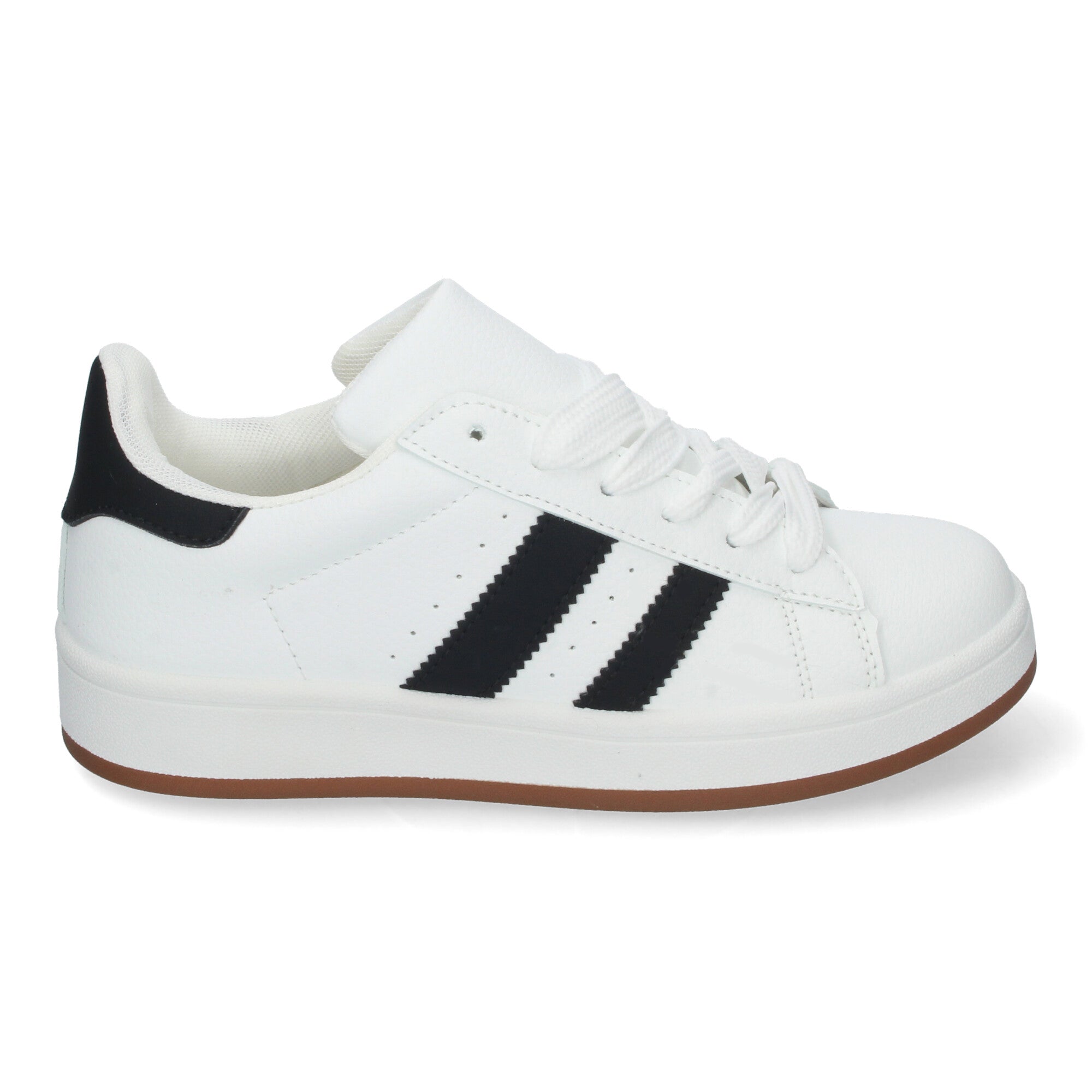 Zapatillas Deportivas Planas Estilo Casual para Mujer Blanca