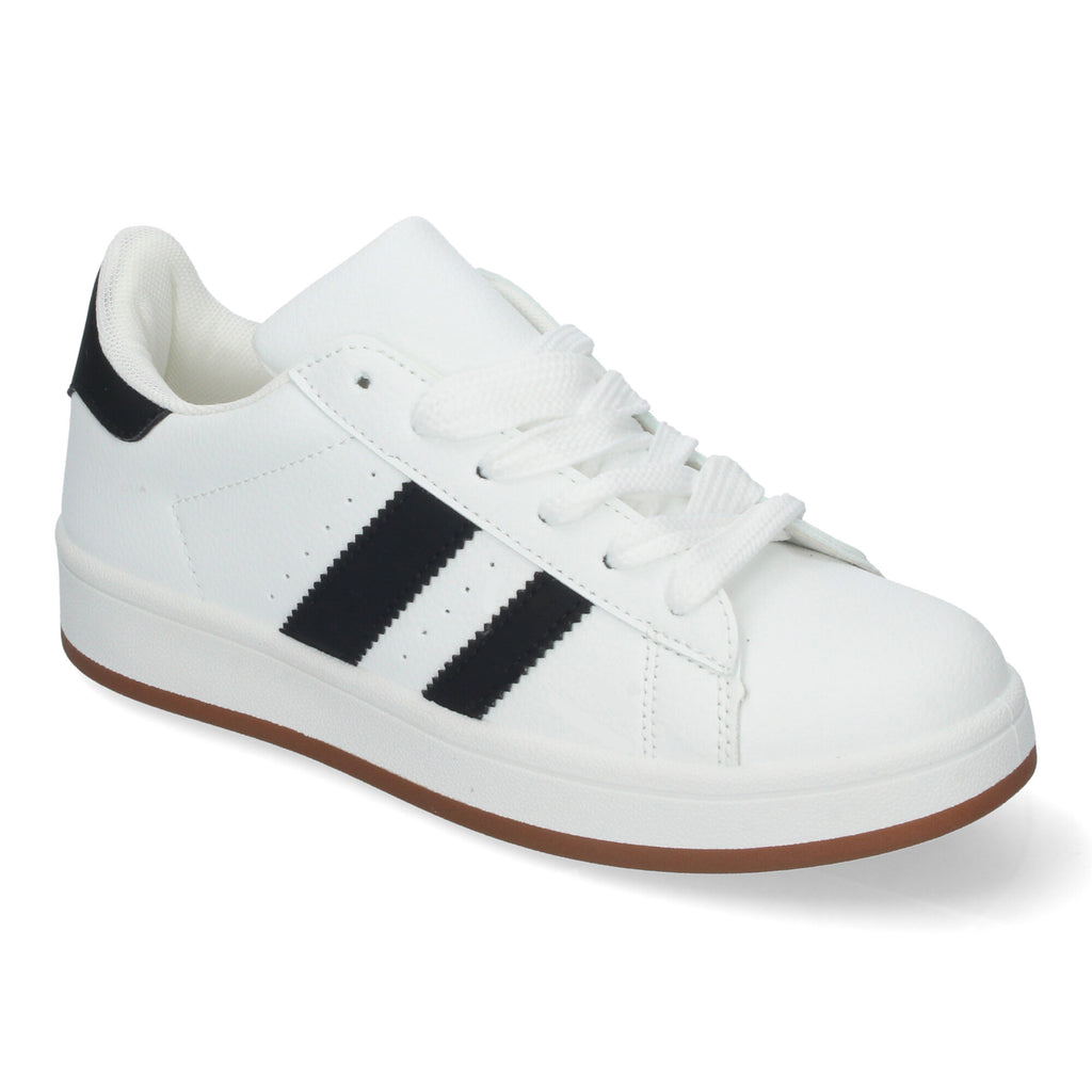 Zapatillas Deportivas Planas Estilo Casual para Mujer Blanca
