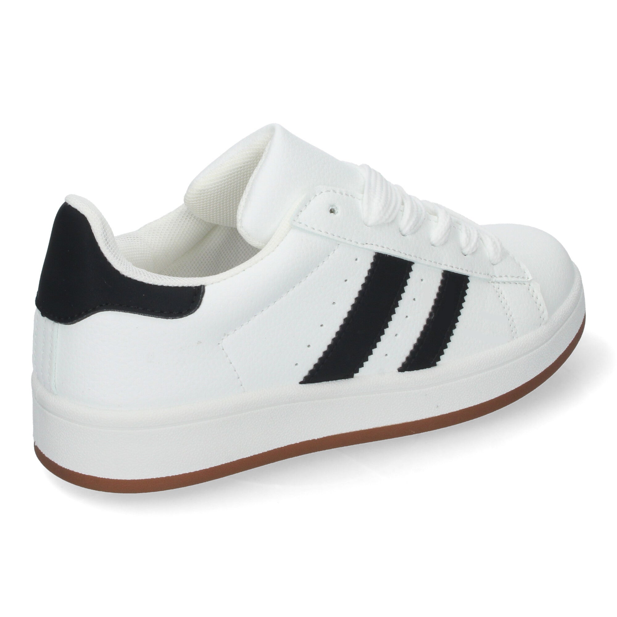 Zapatillas Deportivas Planas Estilo Casual para Mujer Blanca