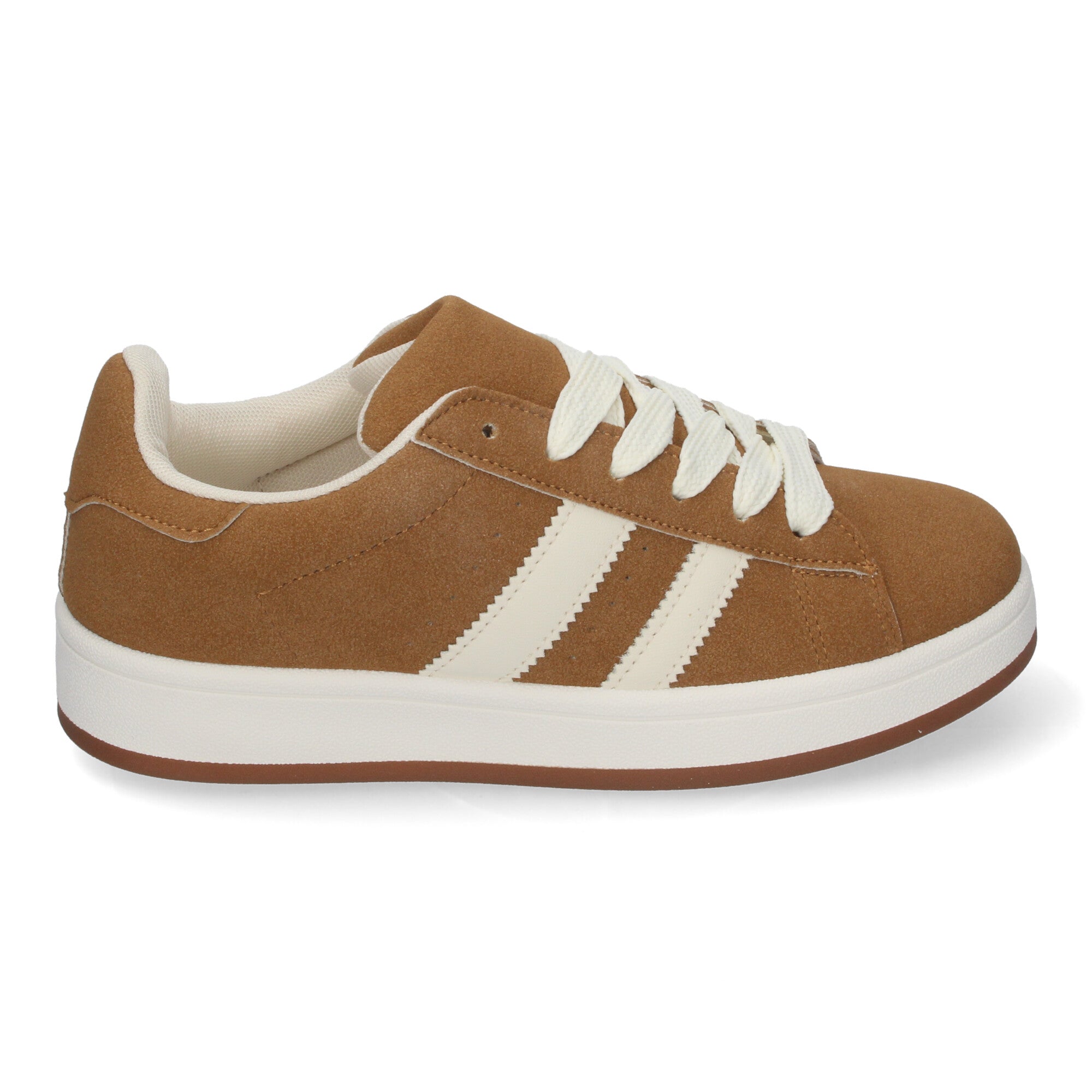 Zapatillas Deportivas Planas Estilo Casual para Mujer Camel