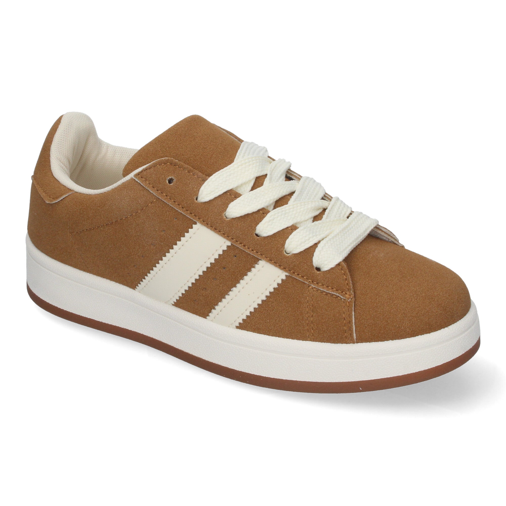 Zapatillas Deportivas Planas Estilo Casual para Mujer Camel