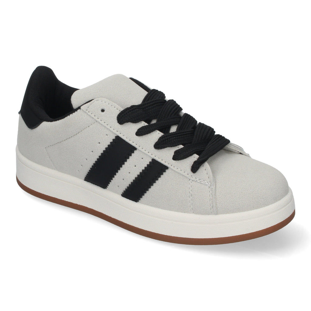 Zapatillas Deportivas Planas Estilo Casual para Mujer Grises