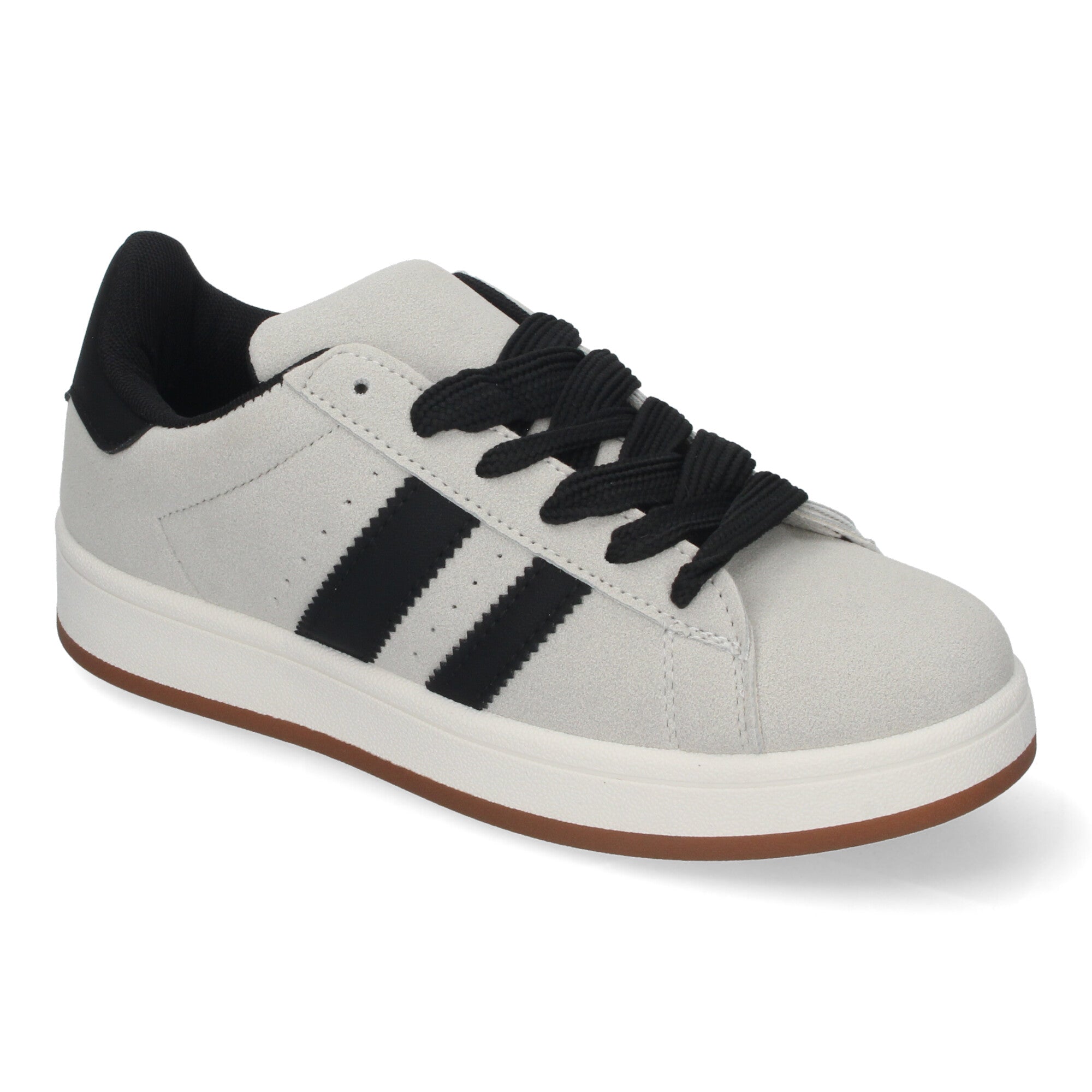 Zapatillas Deportivas Planas Estilo Casual para Mujer Grises