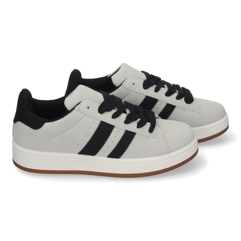 Zapatillas Deportivas Planas Estilo Casual para Mujer Grises