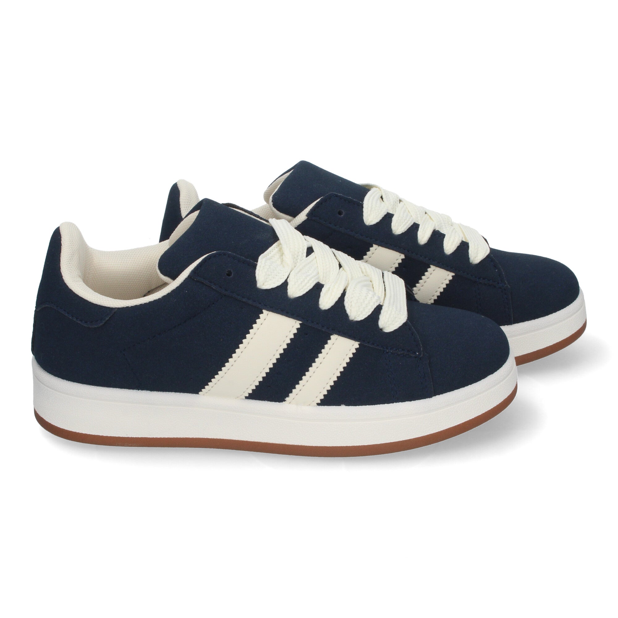 Zapatillas Deportivas Planas Estilo Casual para Mujer Marino