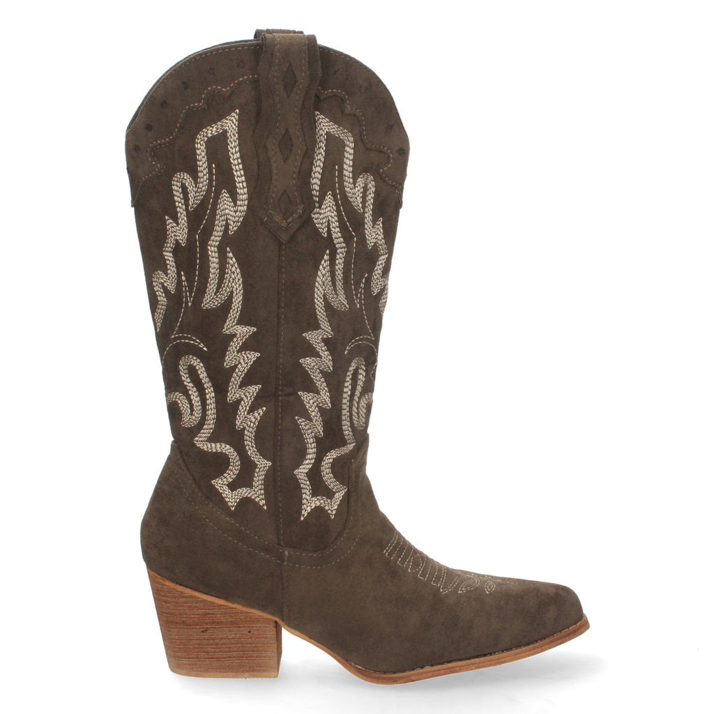 Bota Campera con Tacon para Mujer