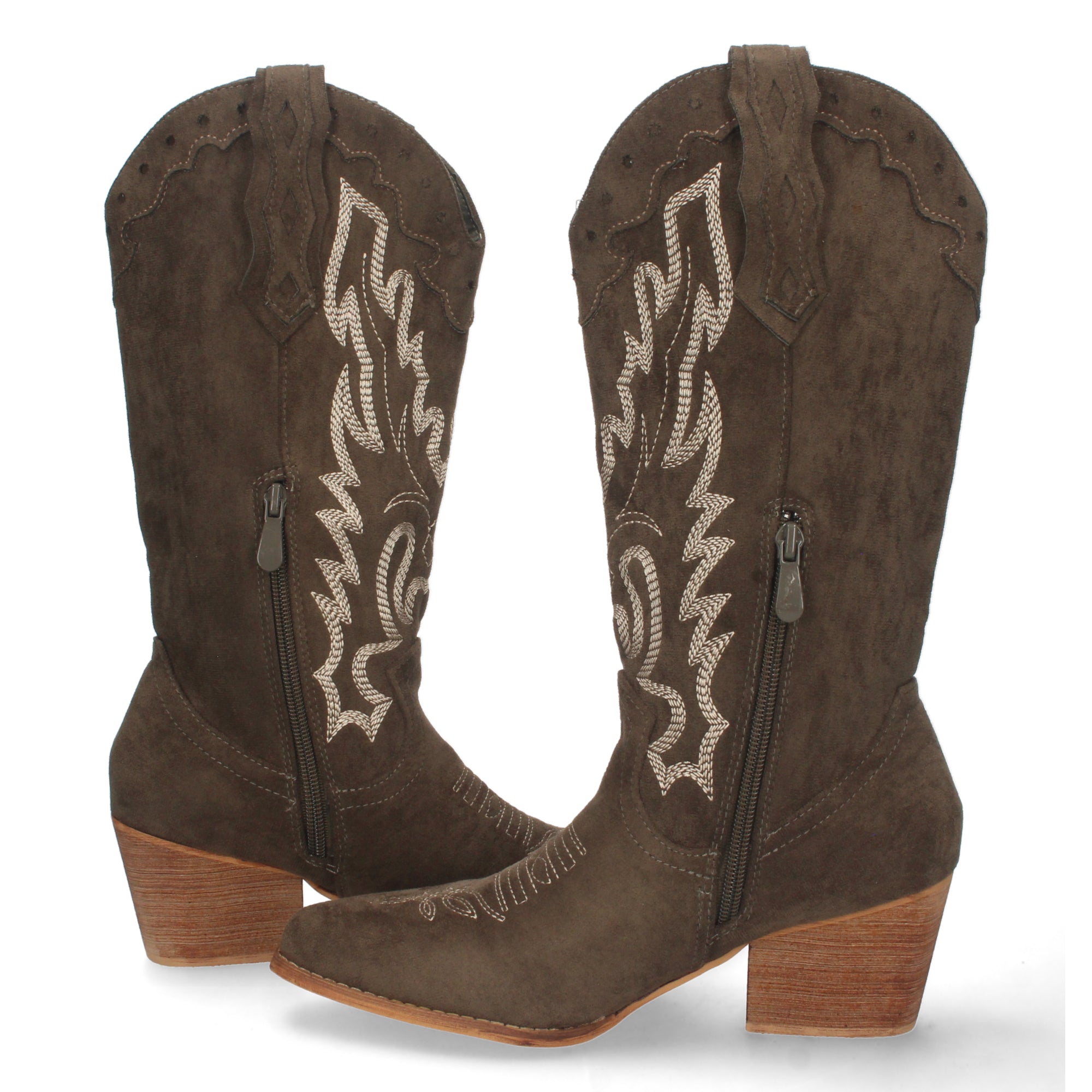 Bota Campera con Tacon para Mujer