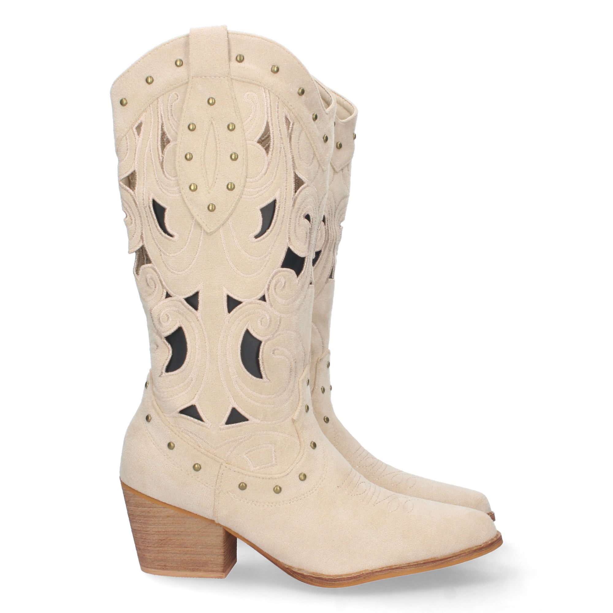 Bota de Tacón para Mujer Comoda con Calados