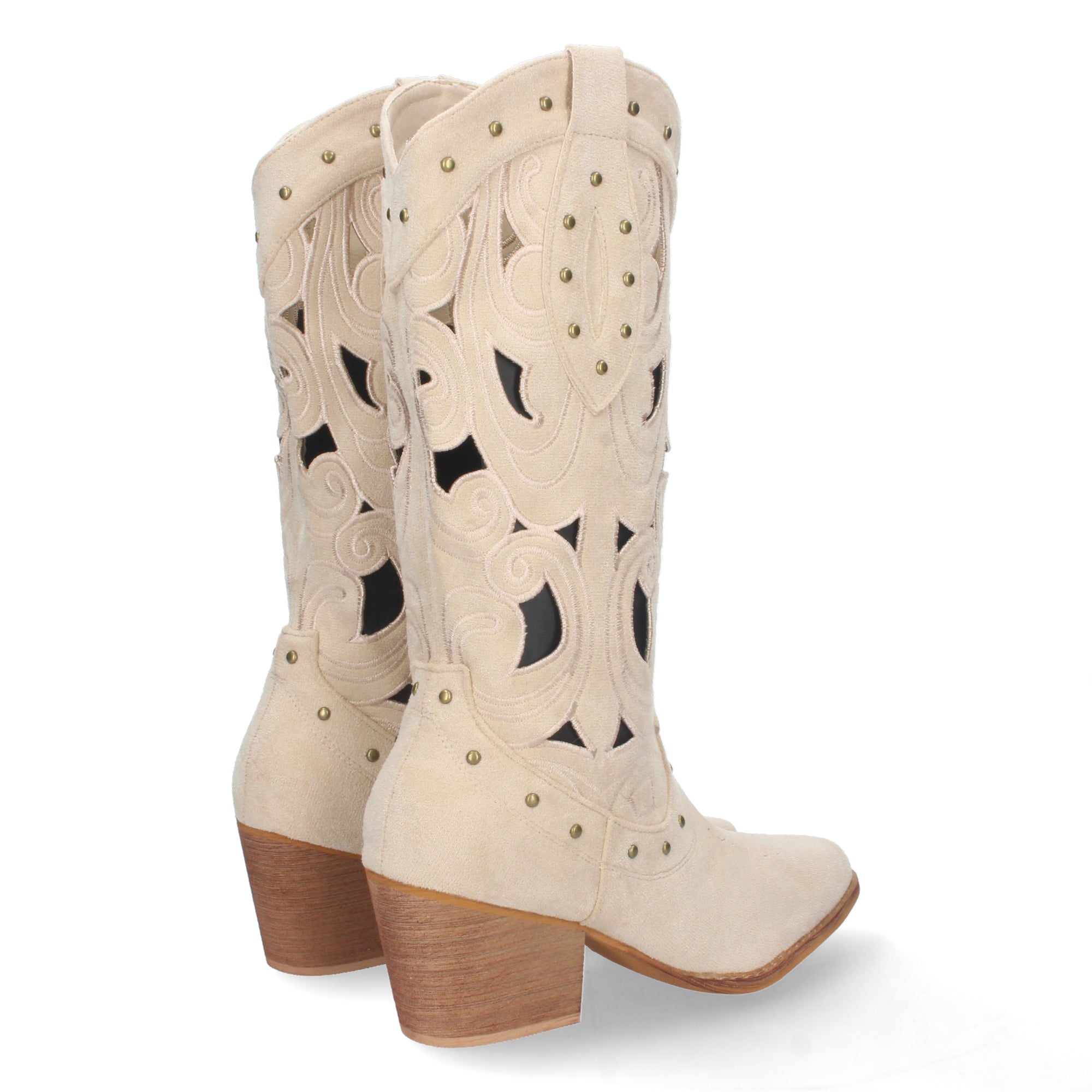 Bota de Tacón para Mujer Comoda con Calados