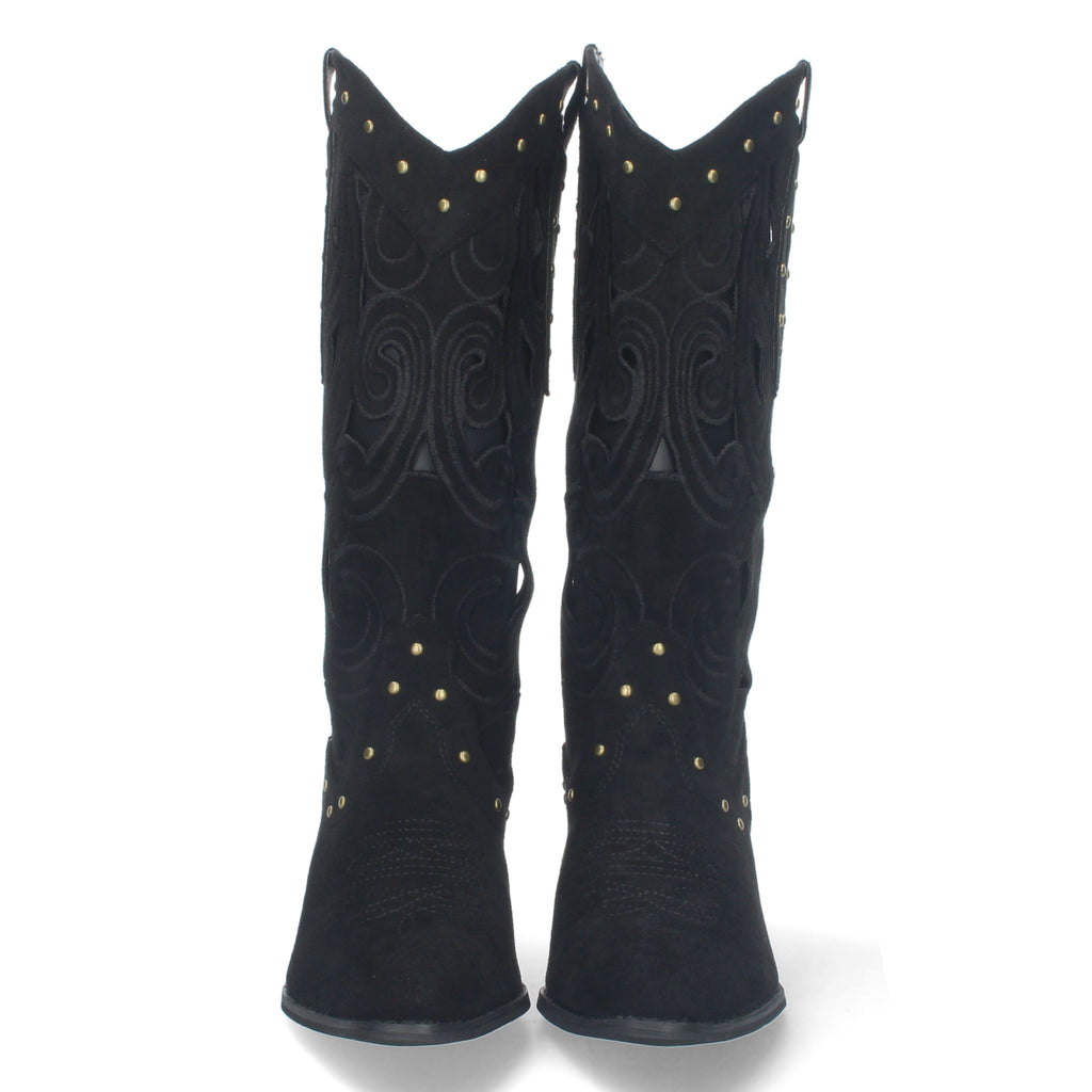 Bota de Tacón para Mujer Comoda con Calados