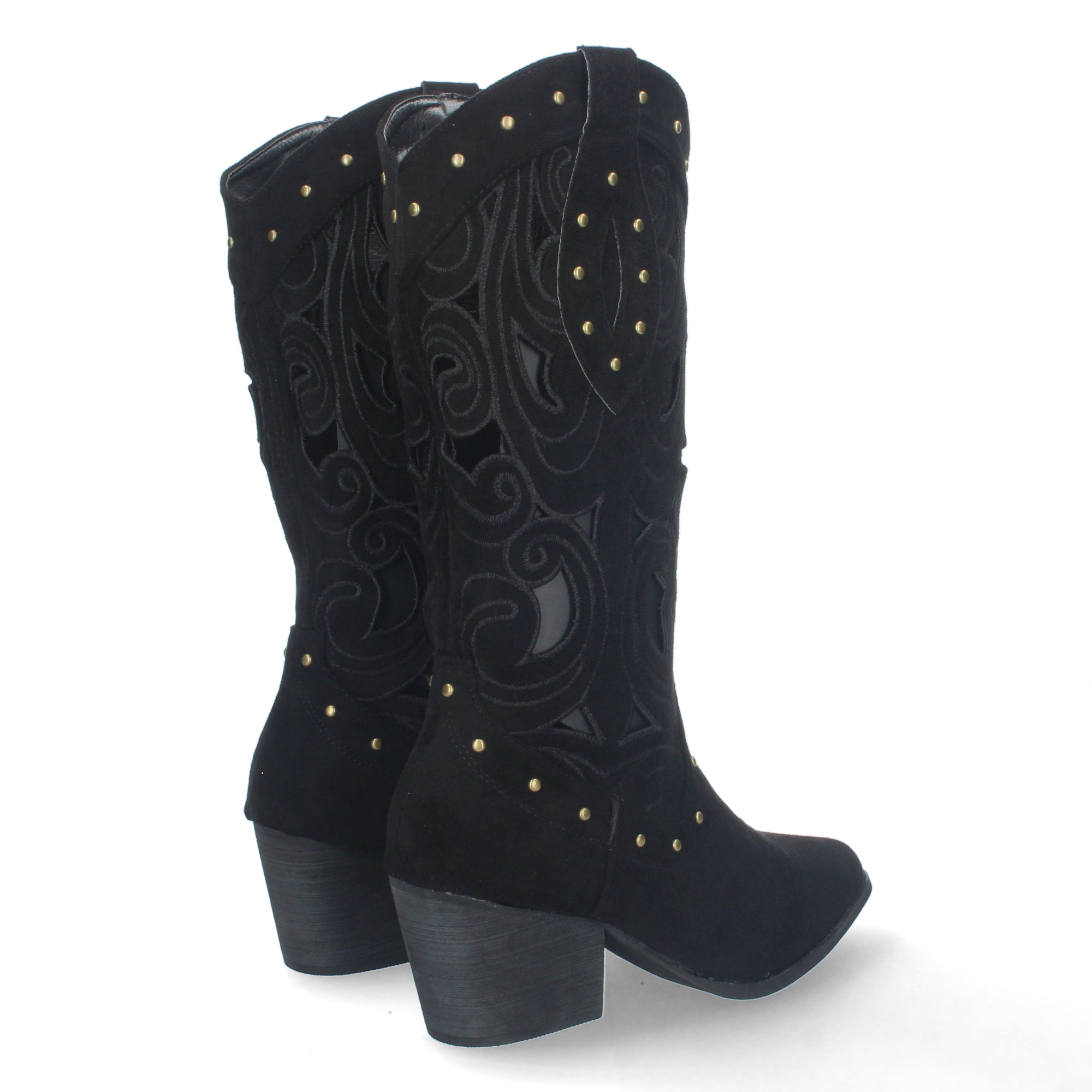 Bota de Tacón para Mujer Comoda con Calados