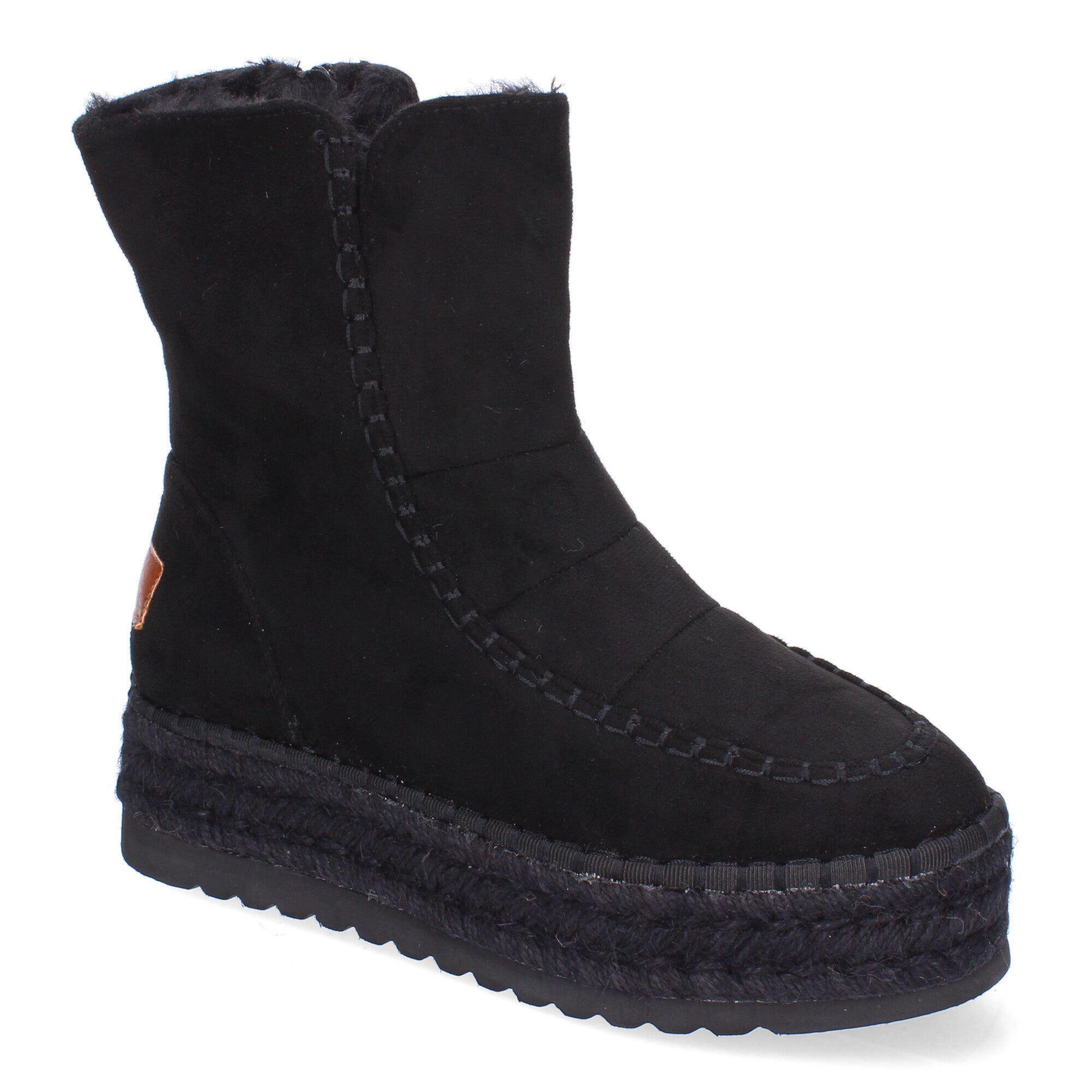 Botines negros con pelo interior