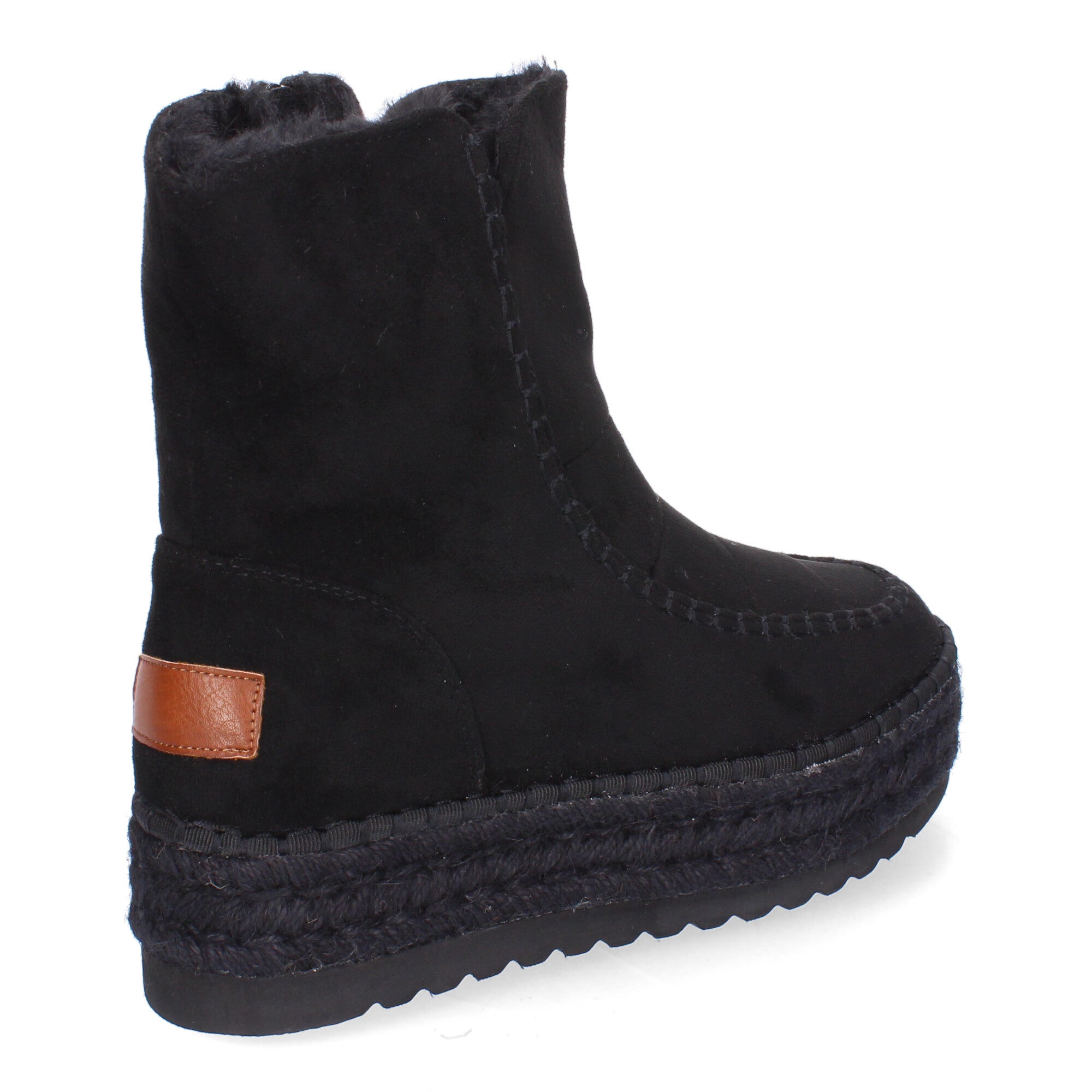 Botines negros con pelo interior