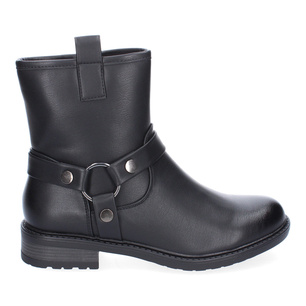 Botines moteros en negro