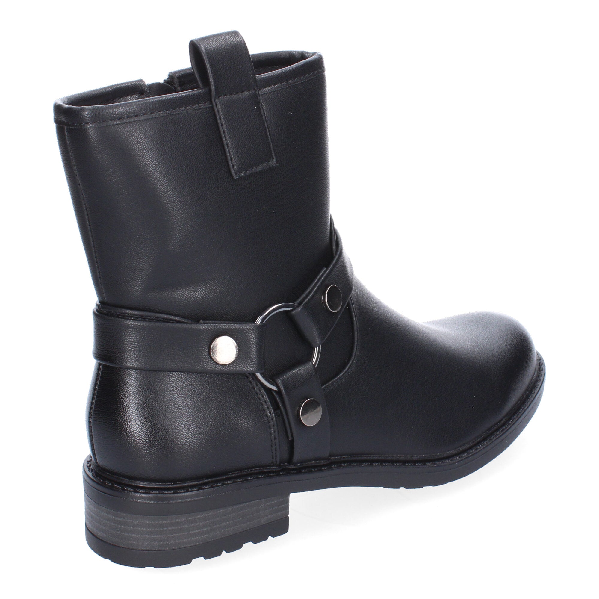 Botines moteros en negro