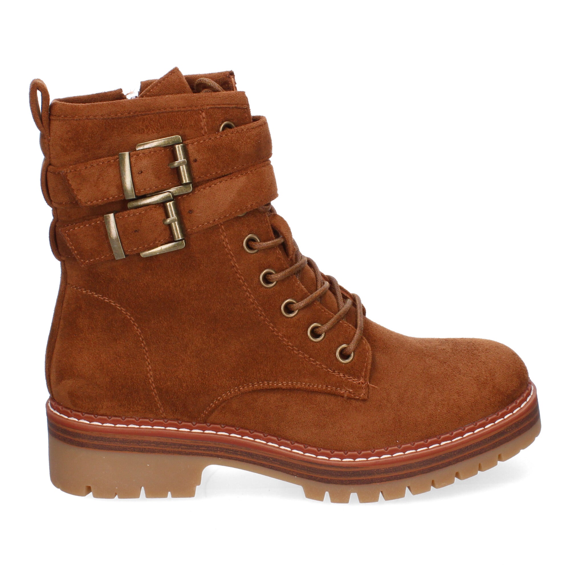 Botas para Mujer Cómodas y Elegantes con Hebillas y Suela Dentada