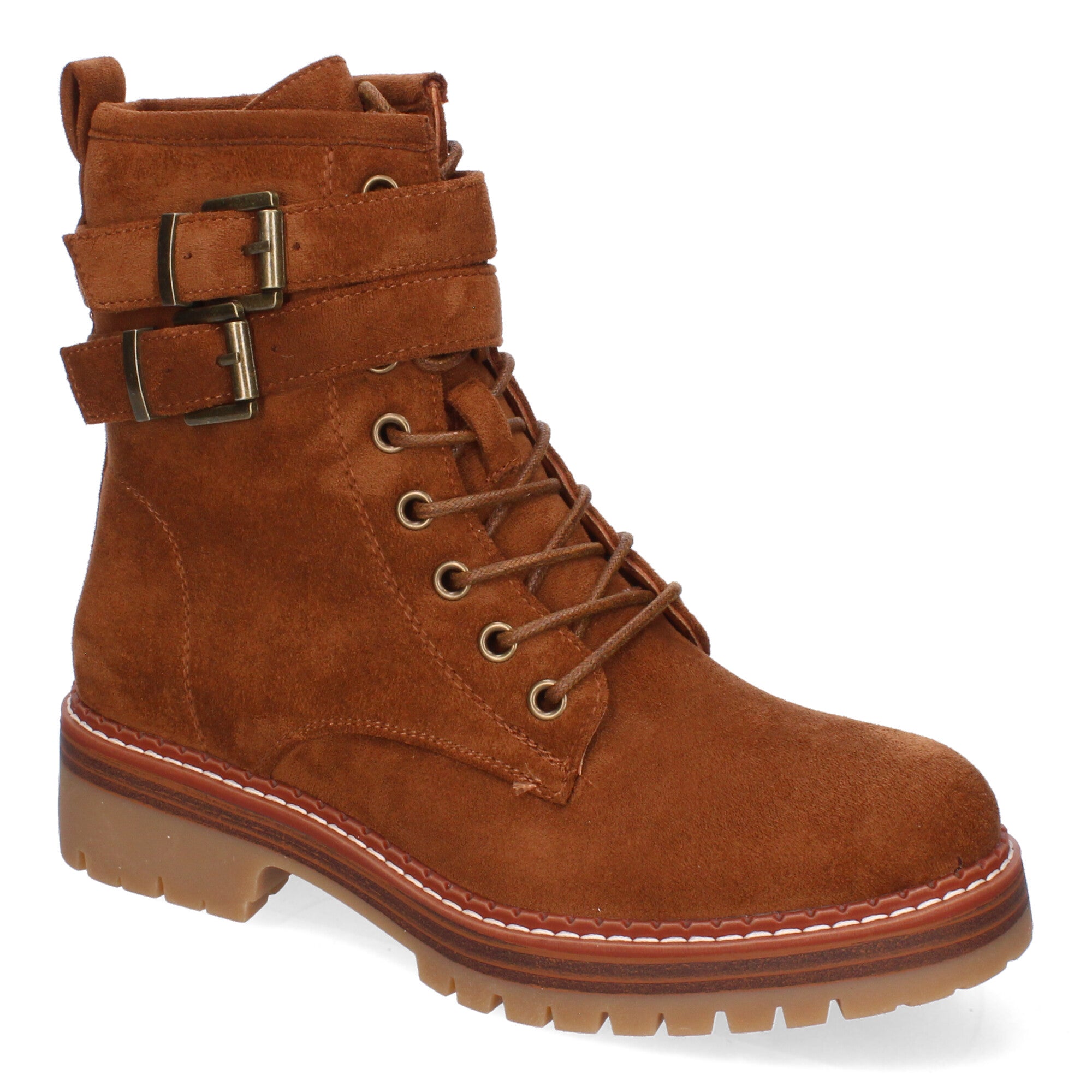 Botas para Mujer Cómodas y Elegantes con Hebillas y Suela Dentada
