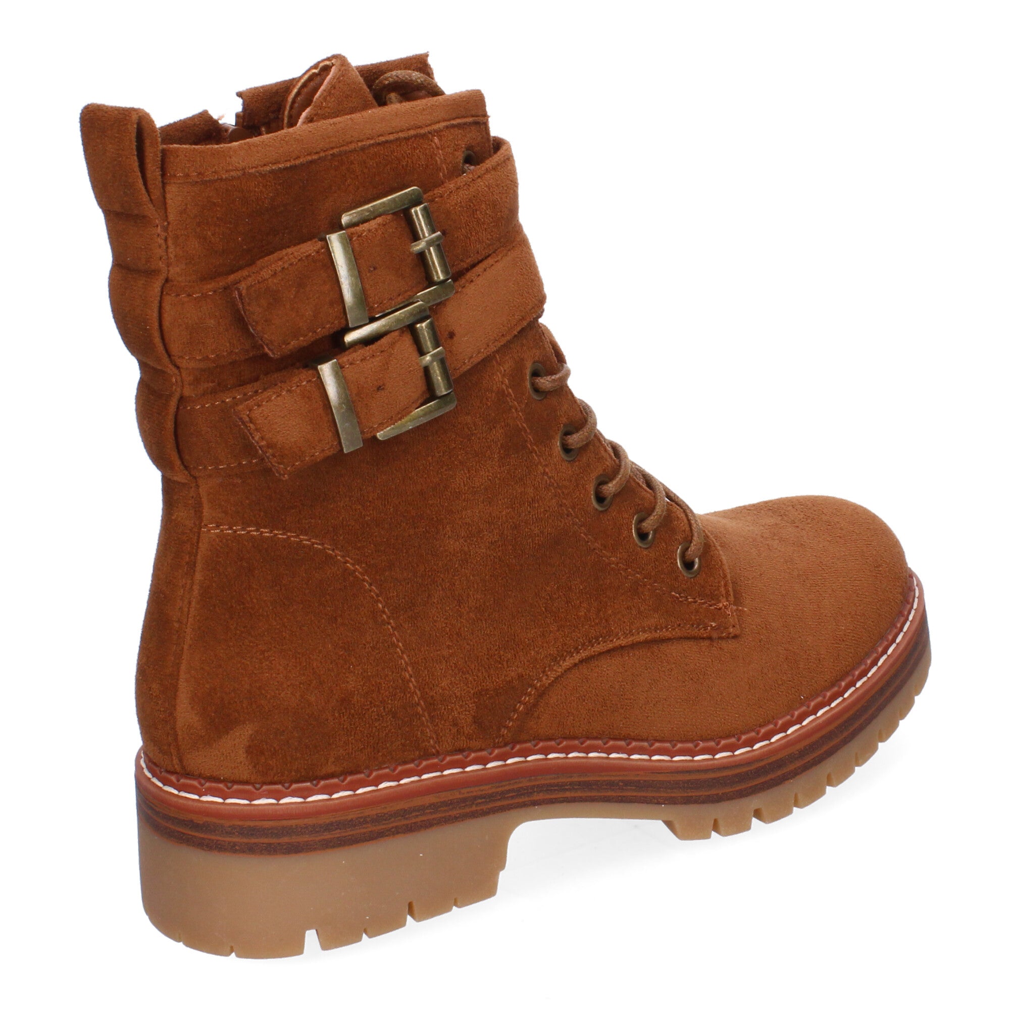 Botas para Mujer Cómodas y Elegantes con Hebillas y Suela Dentada
