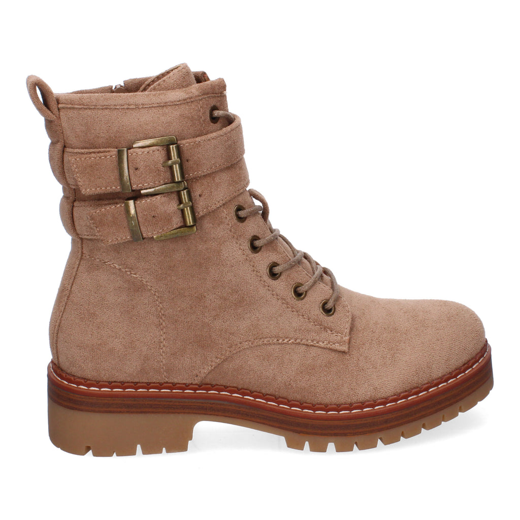 Botas para Mujer Cómodas y Elegantes con Hebillas y Suela Dentada
