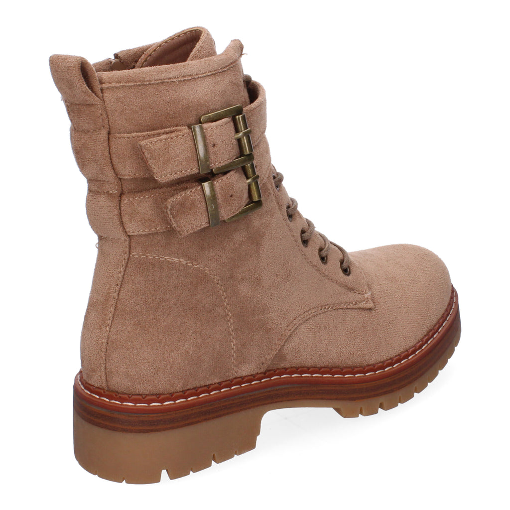 Botas para Mujer Cómodas y Elegantes con Hebillas y Suela Dentada